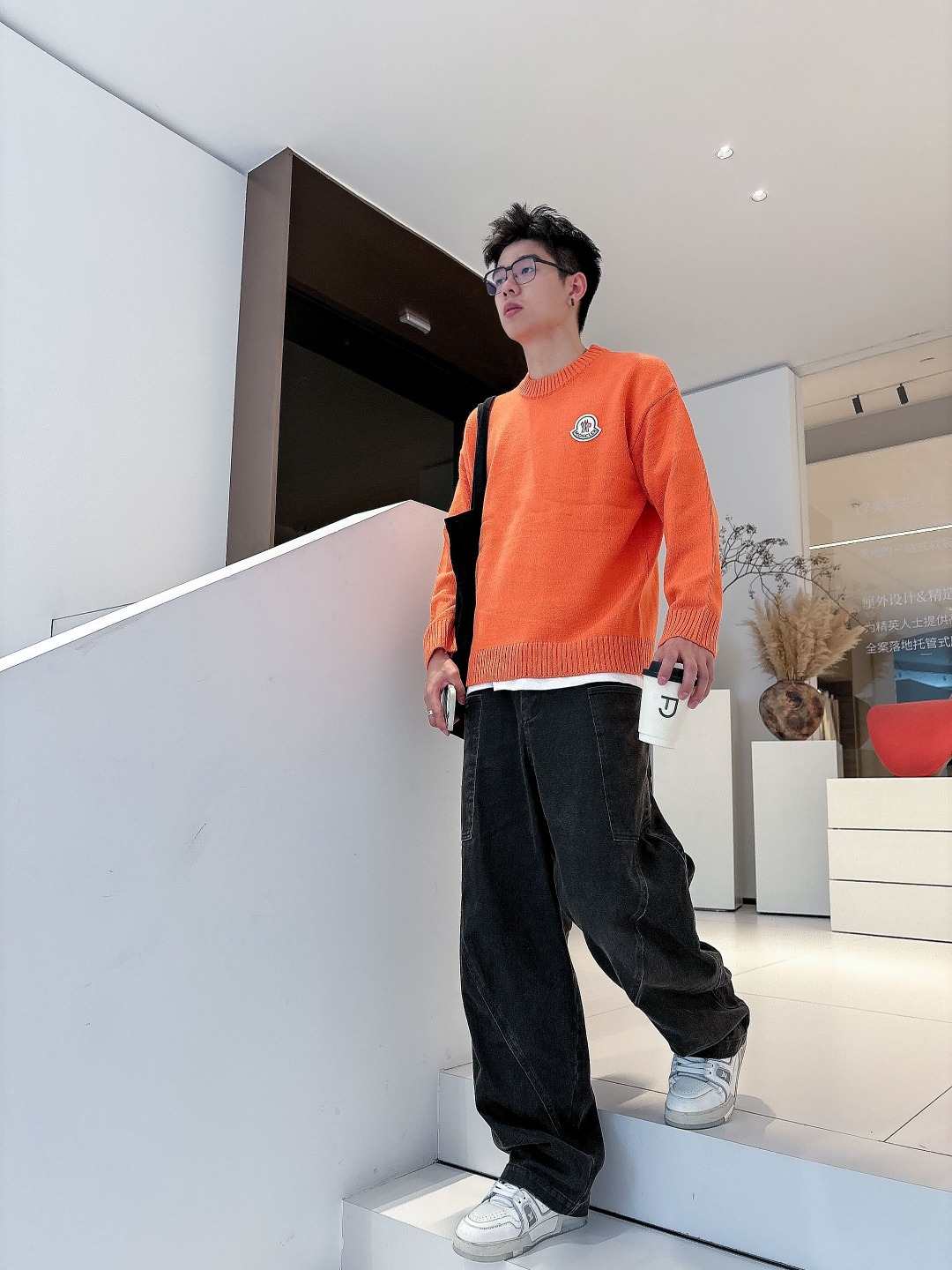 蒙口 💥独家专供新品时尚休闲毛衣 进口原版科技面料，柔软舒适，上身舒适透气，亲肤不扎人，独特混搭设计风格