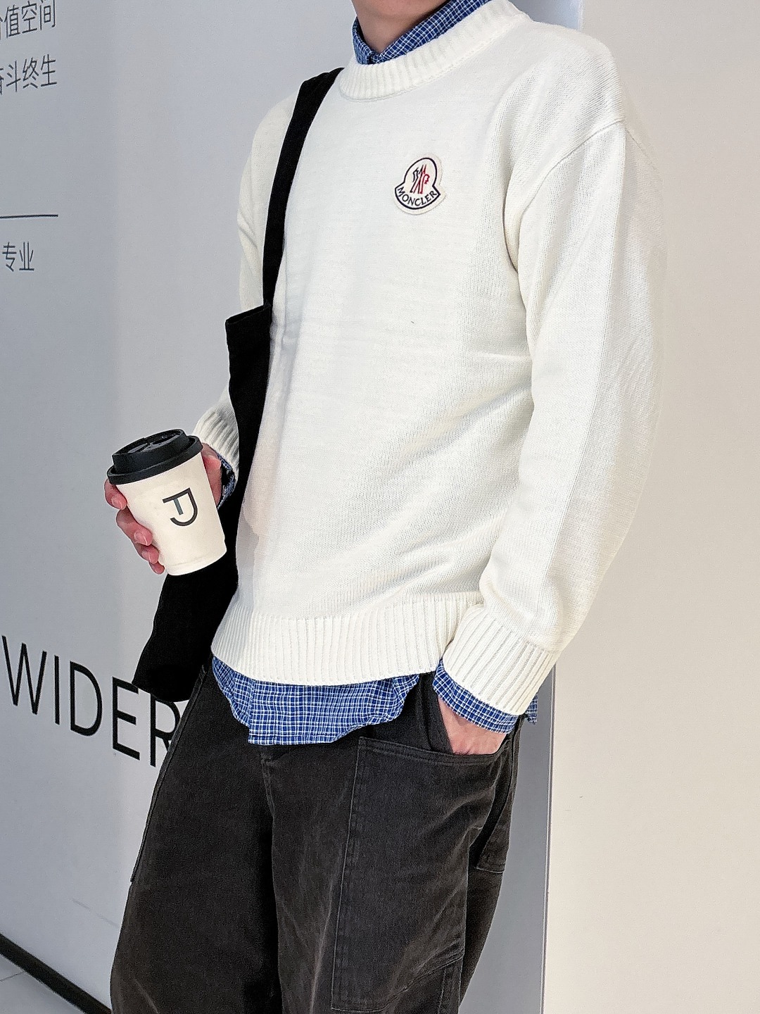 蒙口 💥独家专供新品时尚休闲毛衣 进口原版科技面料，柔软舒适，上身舒适透气，亲肤不扎人，独特混搭设计风格