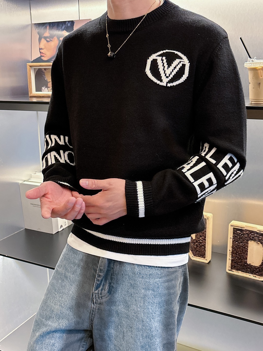 毛衣 2025秋冬最新系列，专柜1:1顶级复刻，全品相！潮人必备单品！懂货的老铁赶紧下手 尺码M~XXL