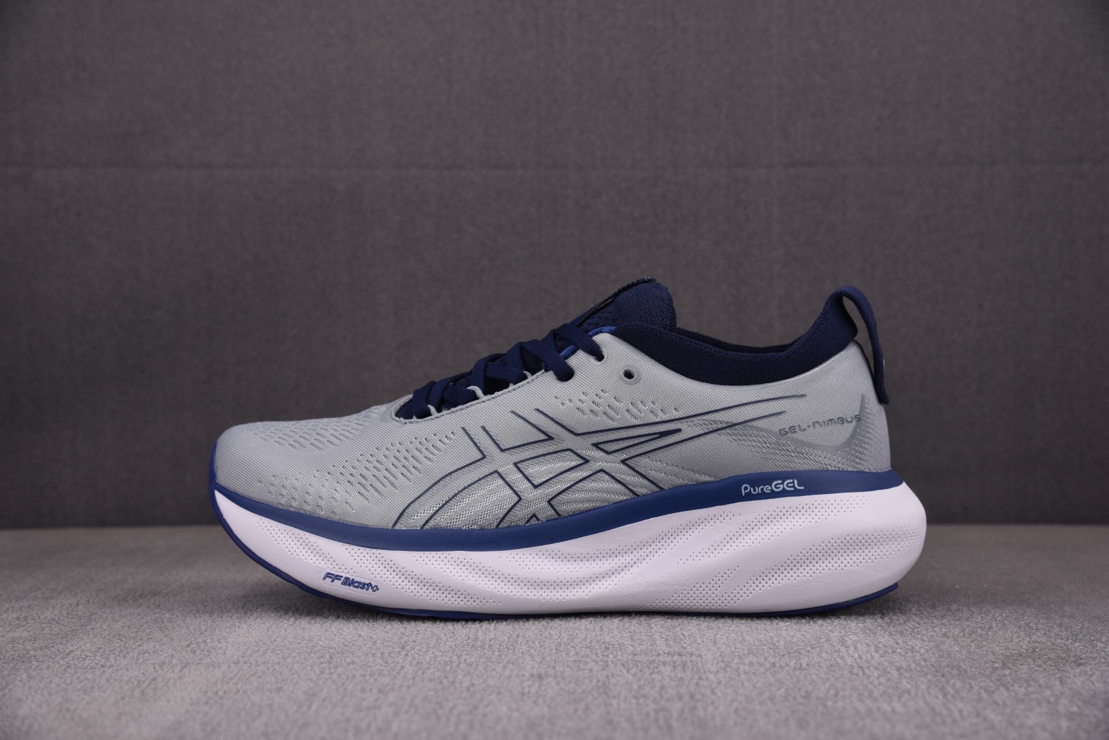 Asics尺码:36-44总裁R版出品-AsicsGEL-Nimbus25灰蓝1011B547-021