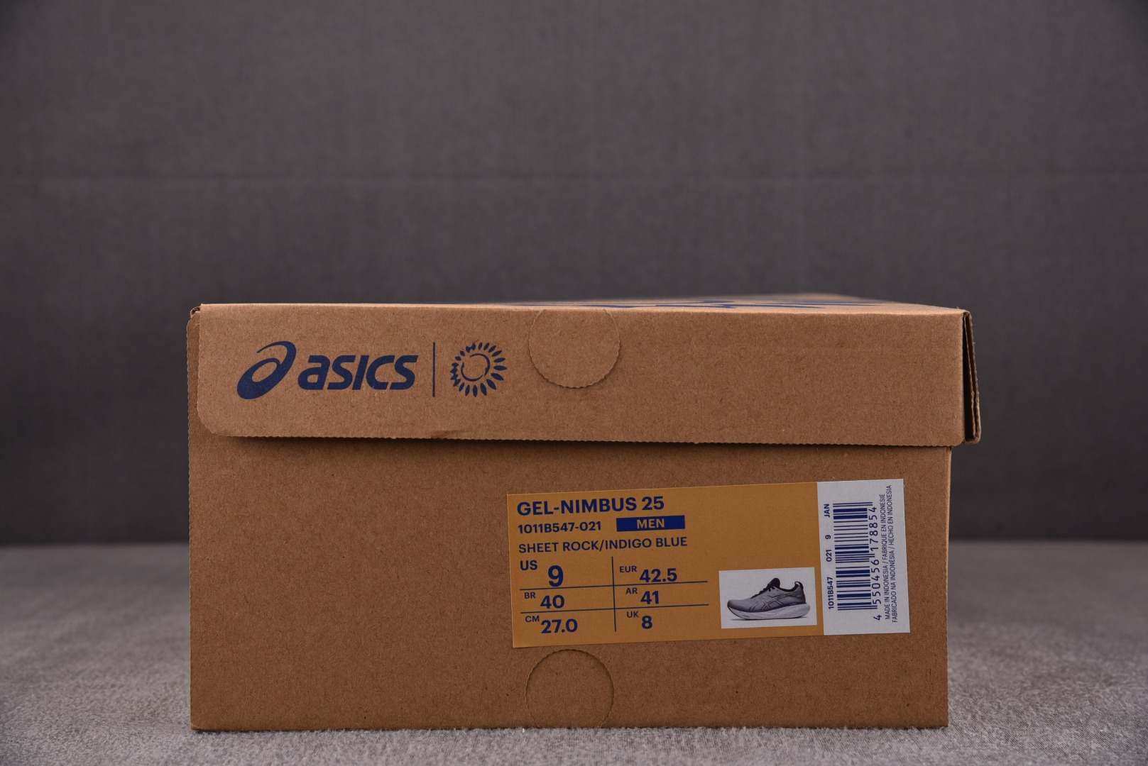 Asics尺码:36-44总裁R版出品-AsicsGEL-Nimbus25灰蓝1011B547-021