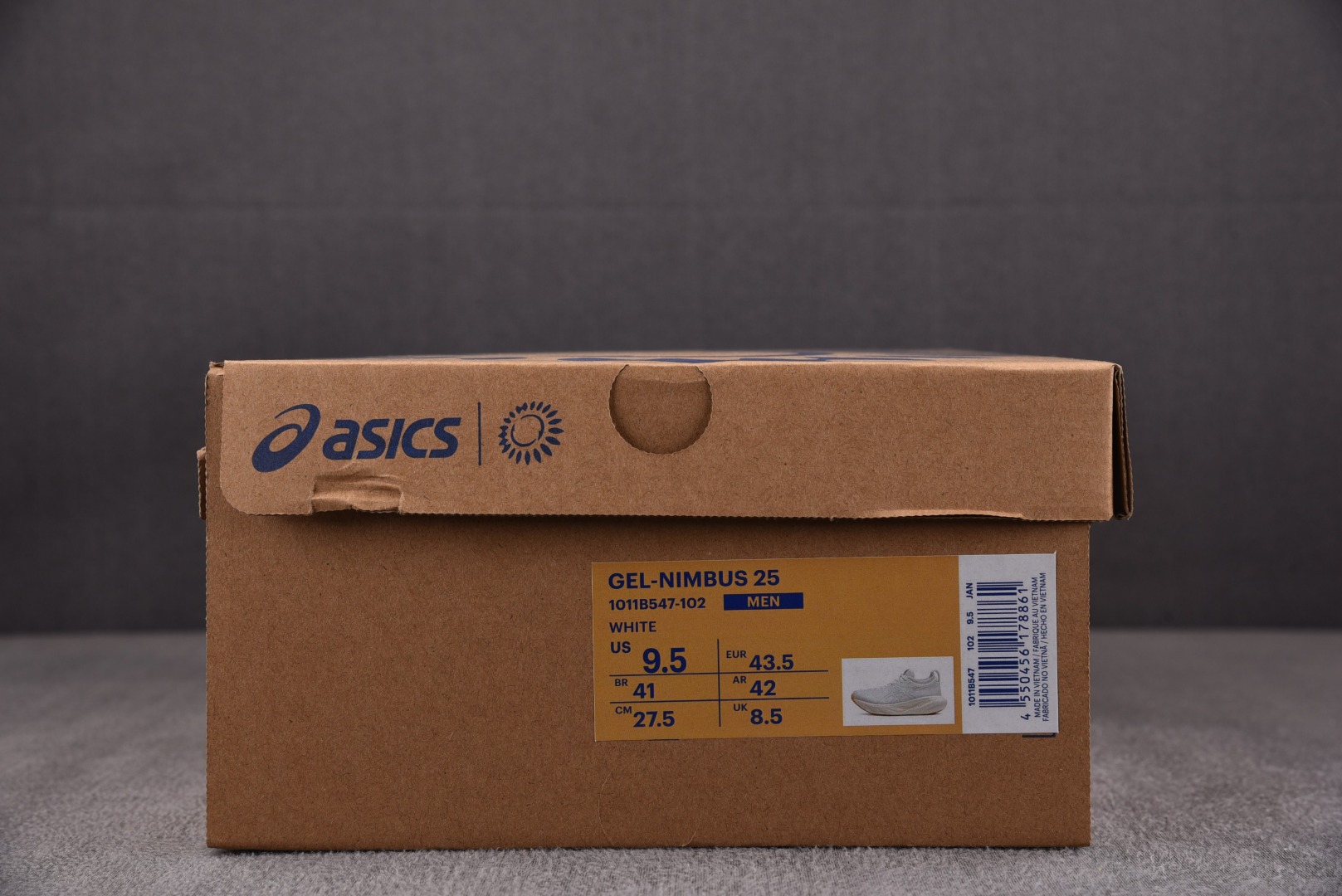 Asics尺码:36-44总裁R版出品-AsicsGEL-Nimbus25白色1011B547-102