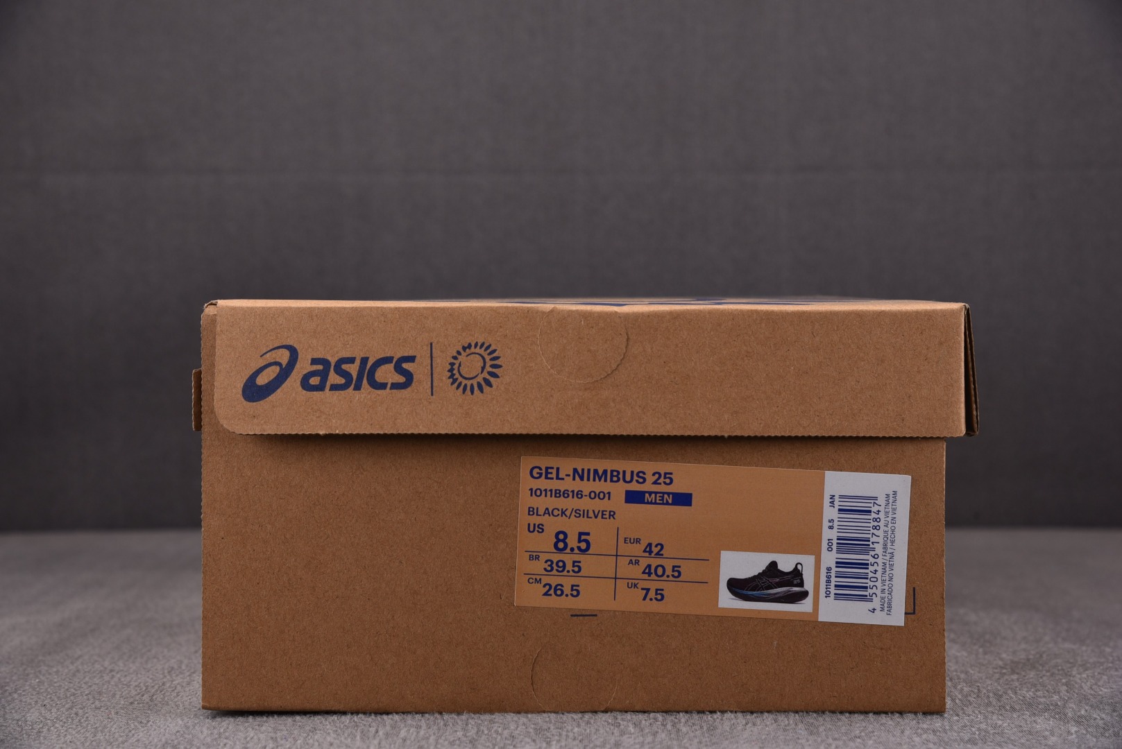 Asics尺码:36-44总裁R版出品-AsicsGEL-Nimbus25Platinum黑银蓝1011