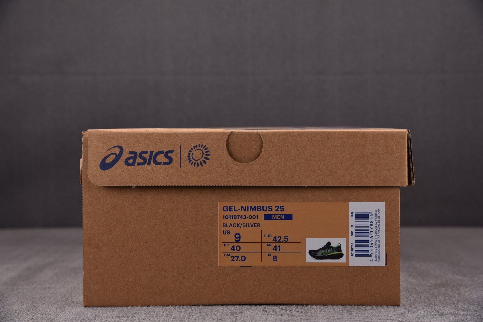 Asics尺码:36-44总裁R版出品-AsicsGEL-Nimbus25黑绿1011B743-001