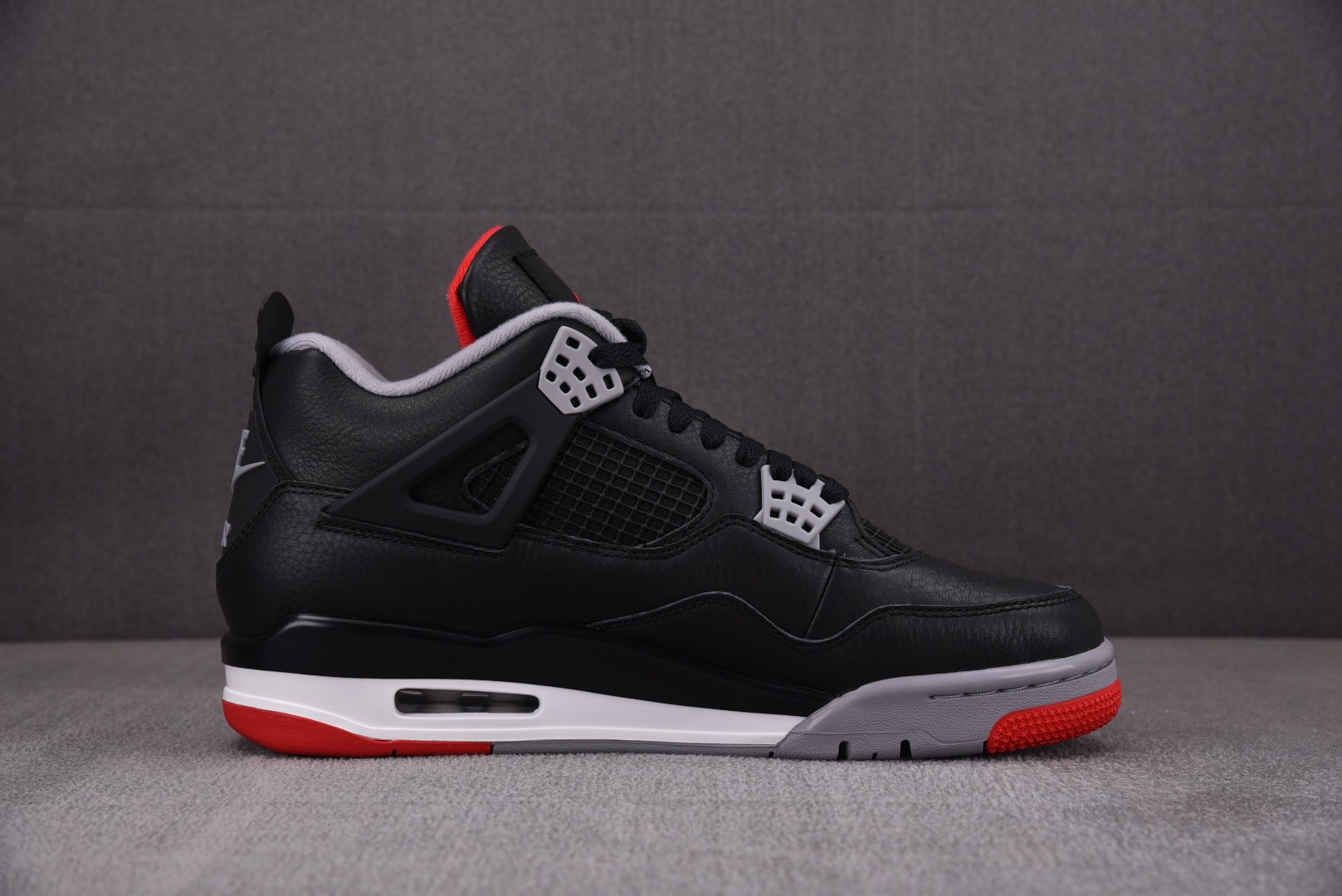 AJ4黑红尺码:40.5-47.5总裁R版出品-AirJordan4“BredReimagined”黑红