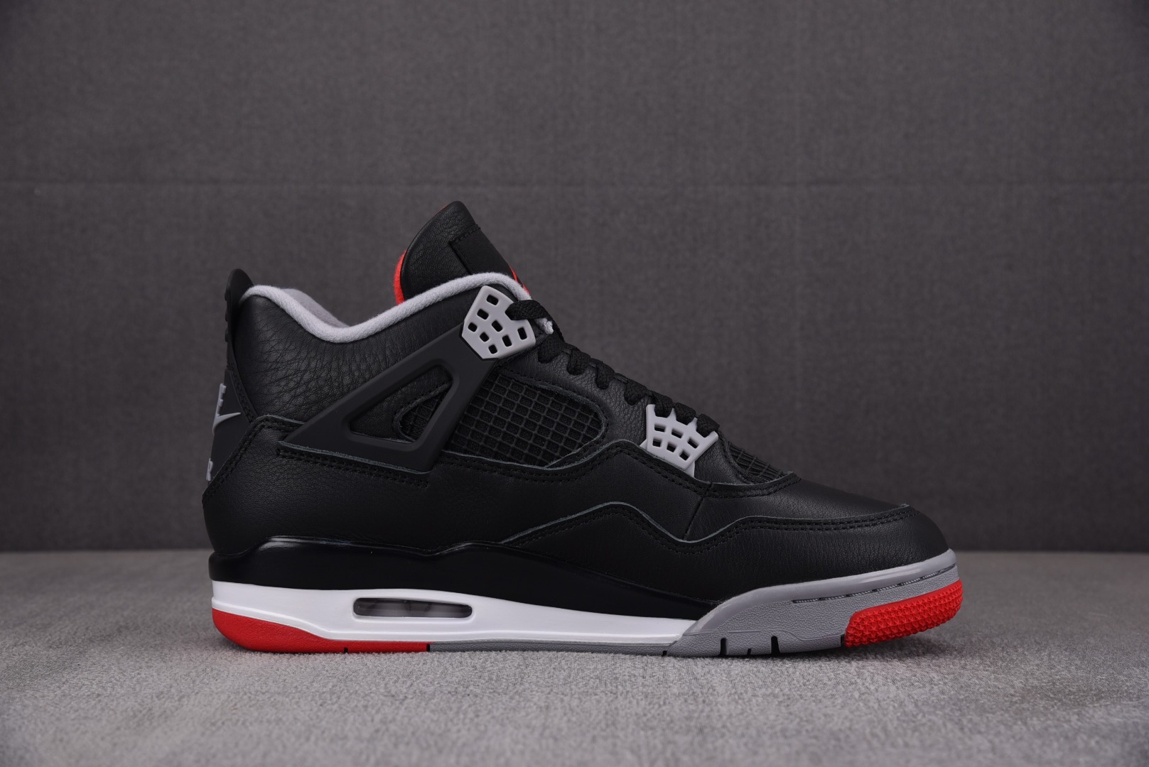 AJ4黑红尺码:40.5-47.5总裁R版出品-AirJordan4“BredReimagined”黑红