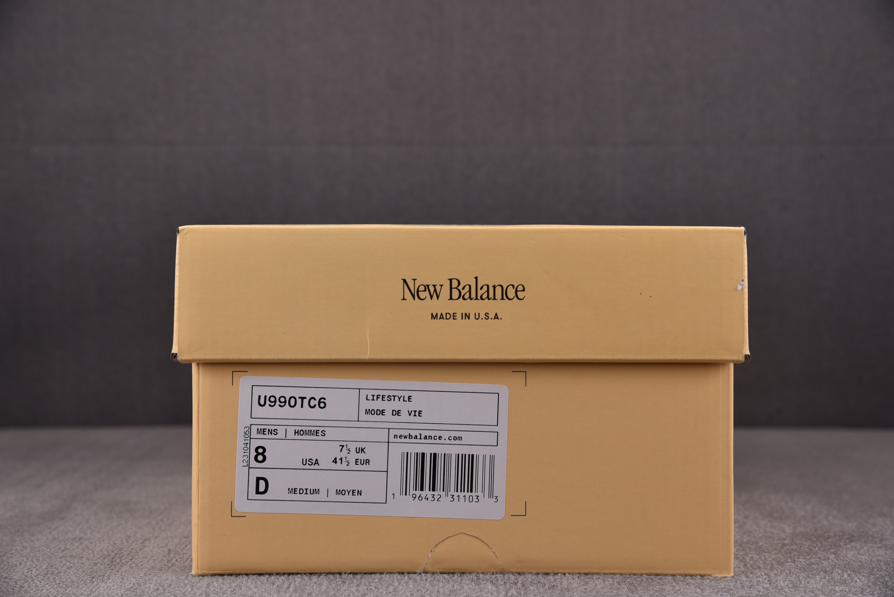 NB990尺码:36-46.5总裁R版出品-NewBalanceNB990V6灰蓝U990TC6YZ00