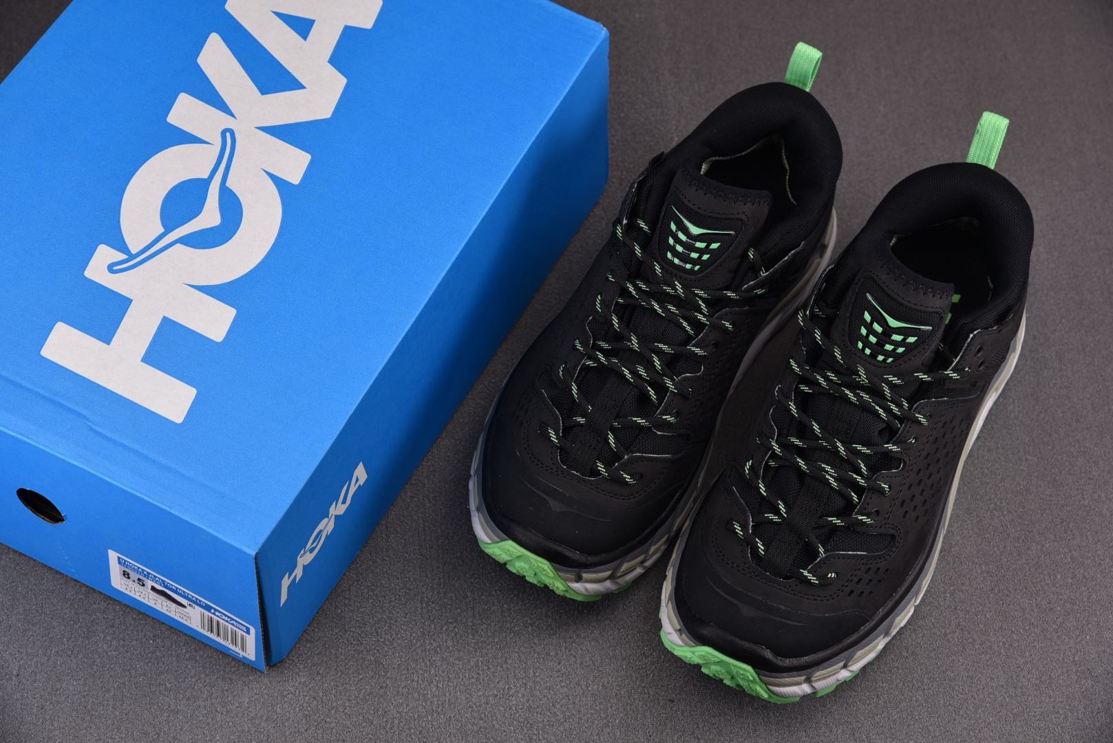 HOKA尺码:40-46总裁R版出品-HOKAONEONETorUltra黑灰绿1130310-BZST