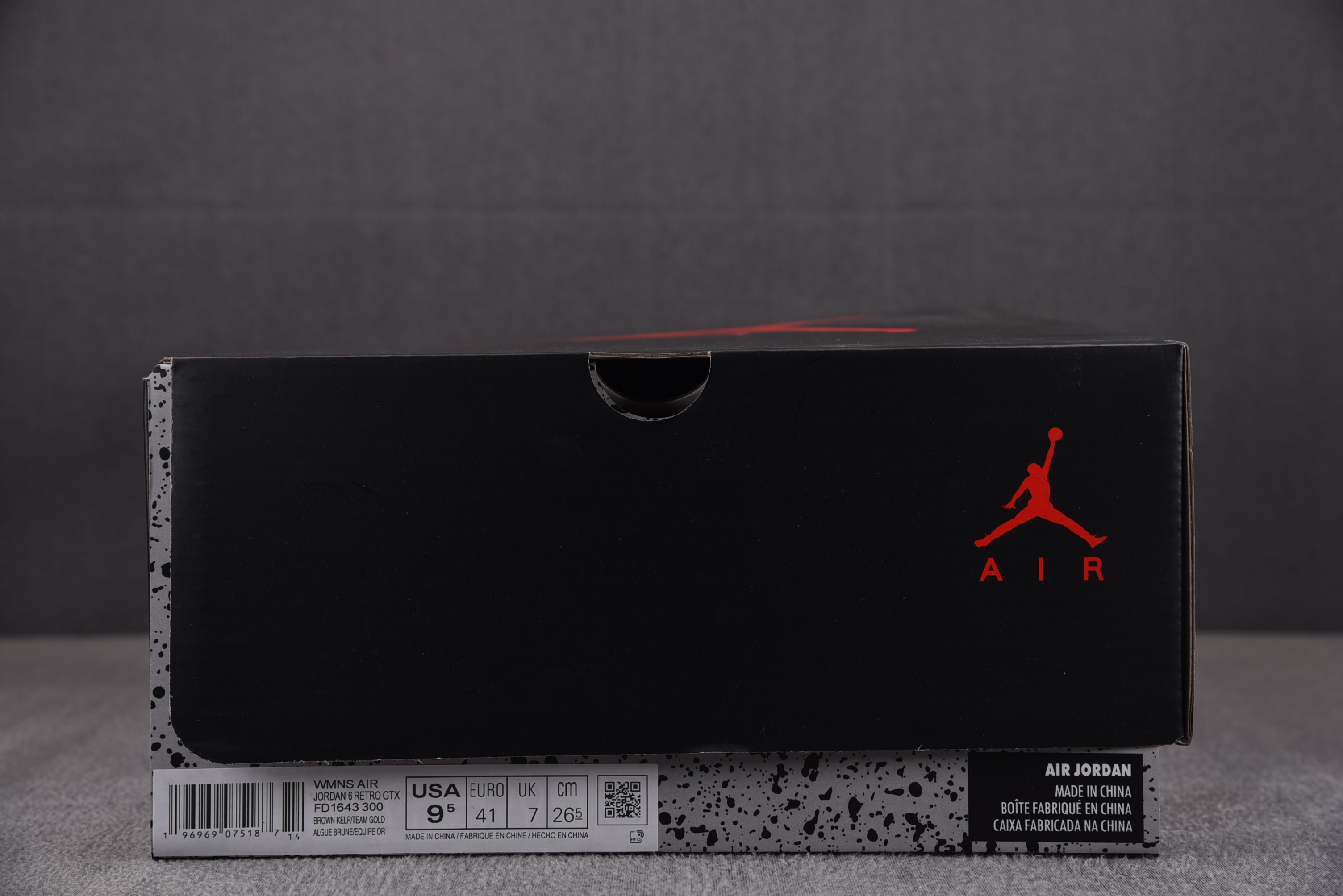 AJ6棕色尺码:40-47.5总裁R版出品-WMNSAirJordan6RetroGore-Tex“Br