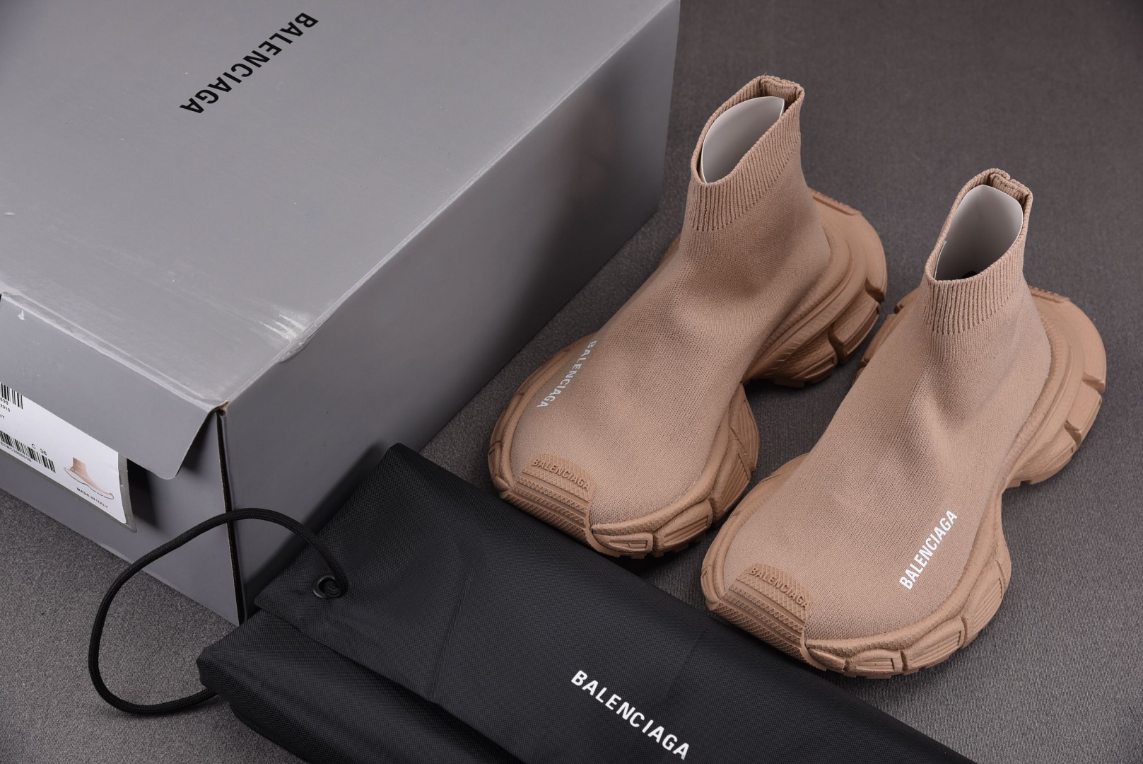 巴黎米色尺码:35-46总裁R版出品-Balenciaga3XLSOCK米色YZ009