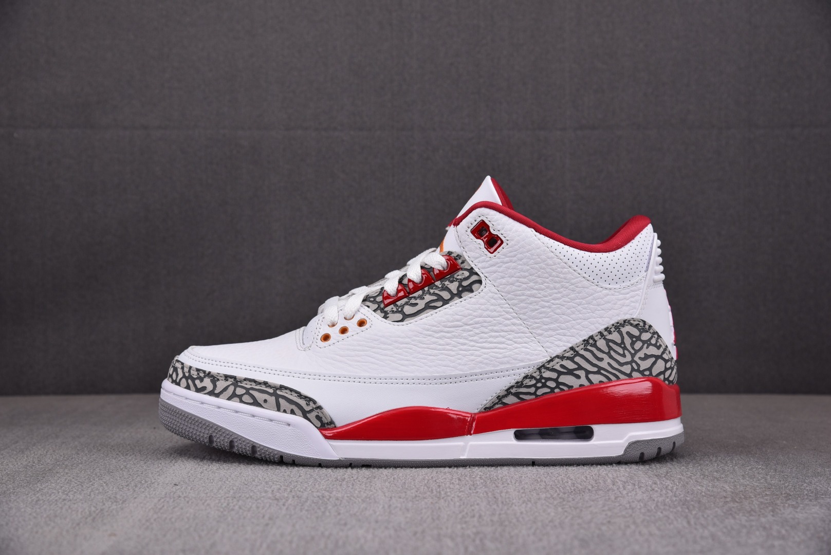 AJ3红雀尺码36-48.5总裁R版出品-AirJordan3RetroCardinalRed白酒红红雀