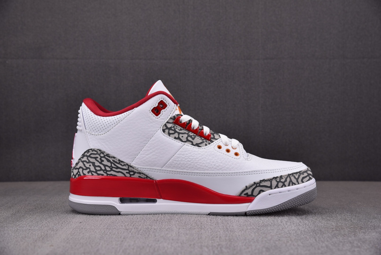 AJ3红雀尺码36-48.5总裁R版出品-AirJordan3RetroCardinalRed白酒红红雀