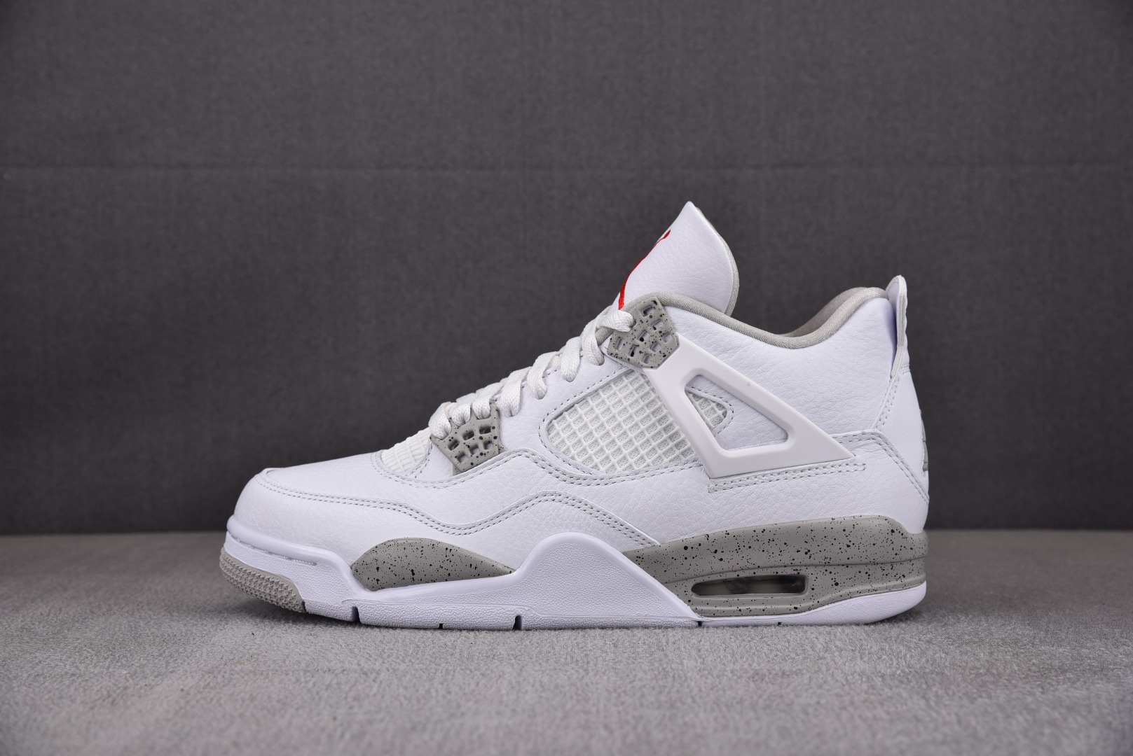 AJ4奥利奥尺码:40-48.5纯原-AirJordan4Oreo白奥利奥灰白红泼墨CT8527-100