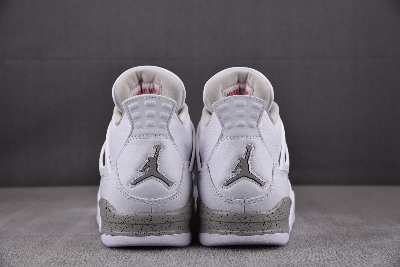 AJ4奥利奥尺码:40-48.5纯原-AirJordan4Oreo白奥利奥灰白红泼墨CT8527-100