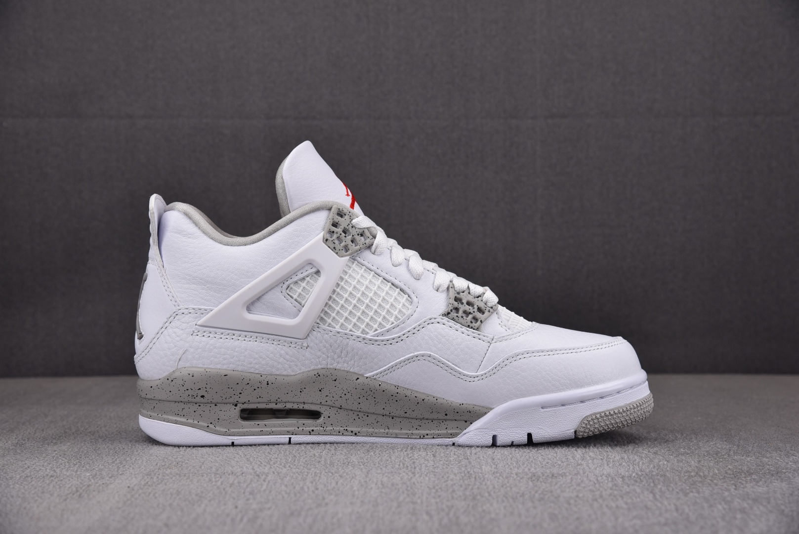 AJ4奥利奥尺码:40-48.5纯原-AirJordan4Oreo白奥利奥灰白红泼墨CT8527-100