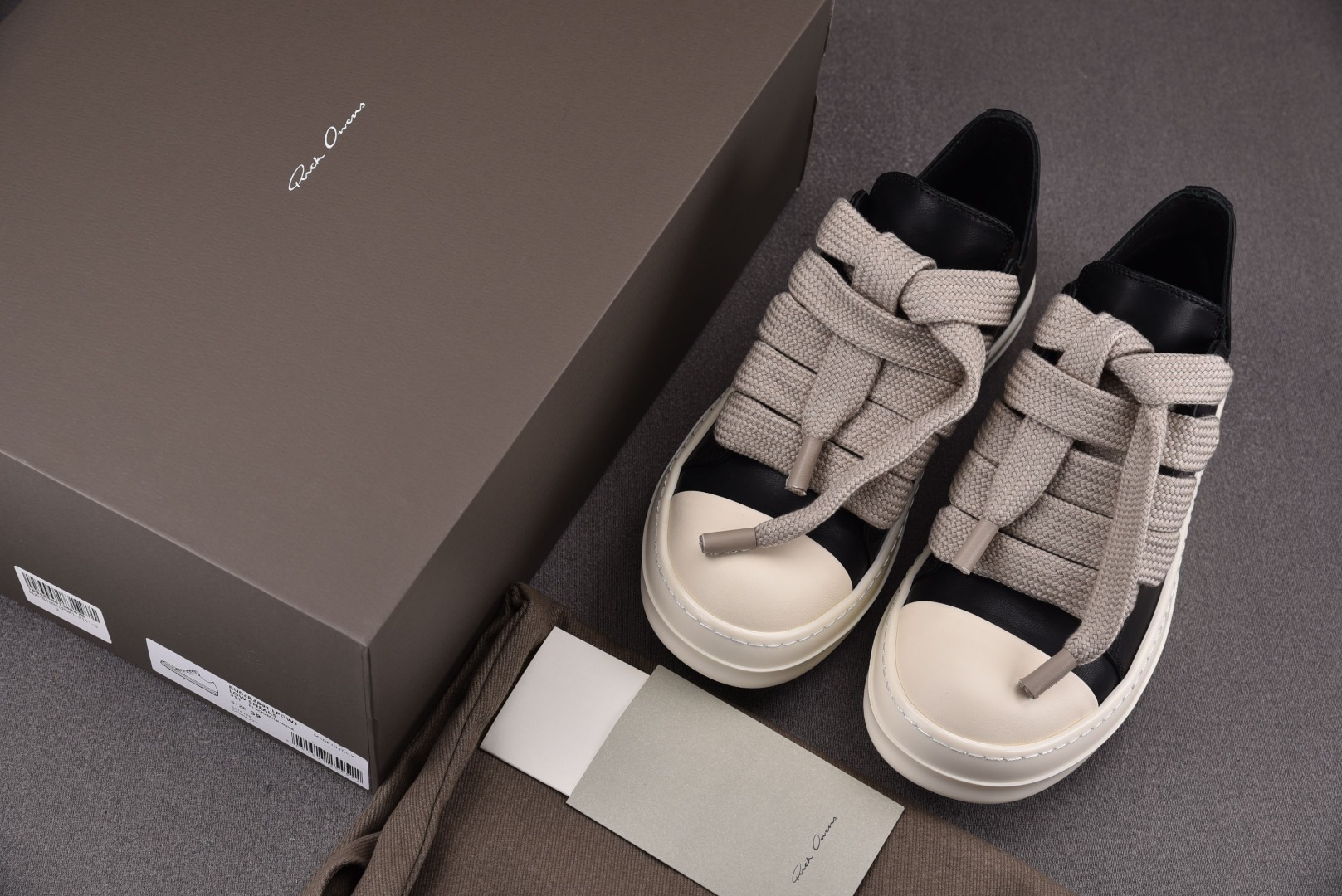 RO欧文斯尺码:36-46偏大一码纯原-RICKOWENS/ROJumboLacesRickkowens