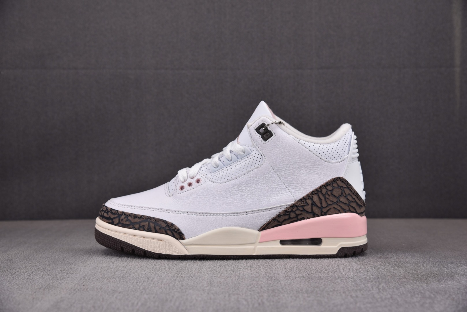 AJ3白棕粉尺码:36-45纯原-WMNSAirJordan3RetroDarkMocha白棕粉CK92