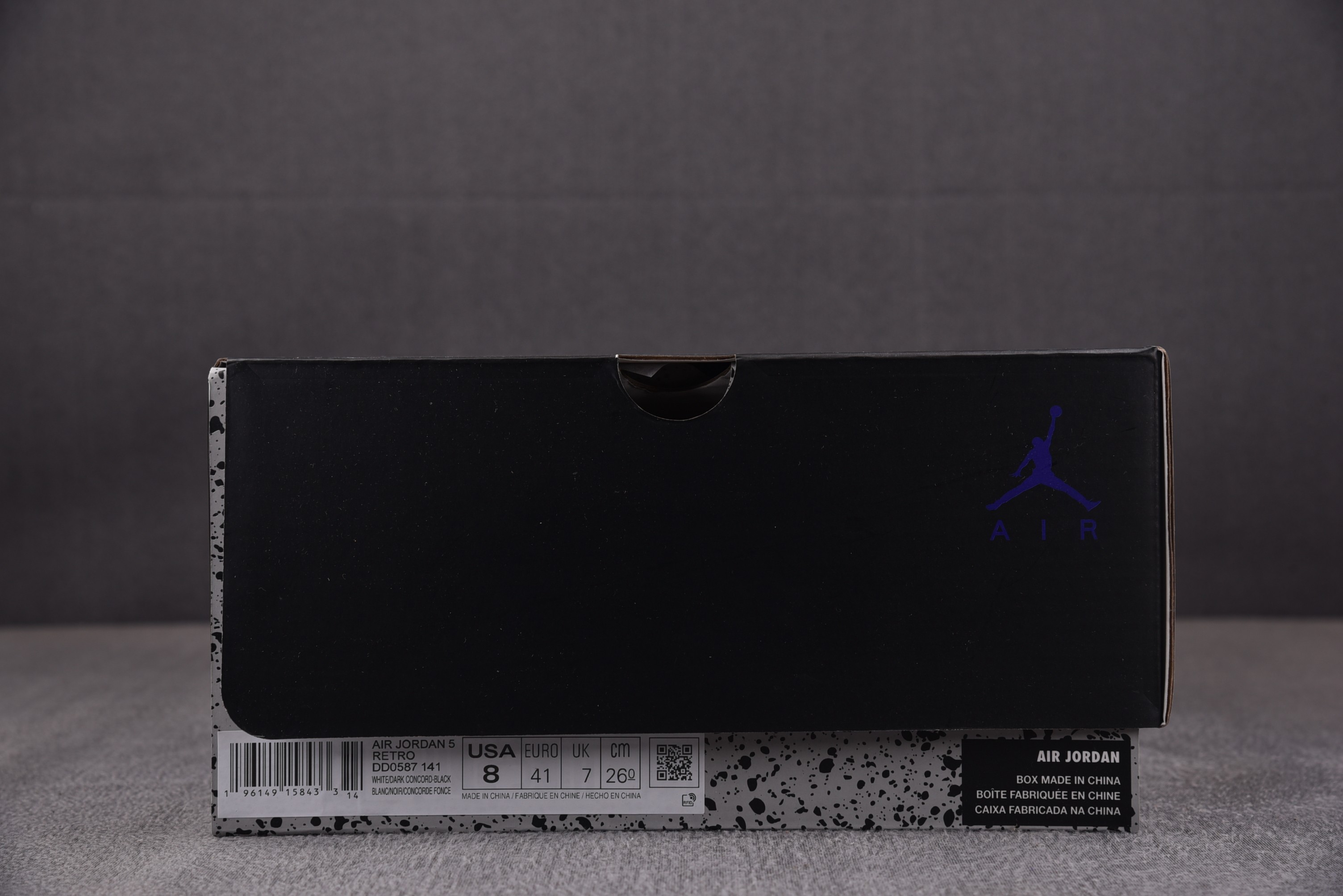 AJ5白紫尺码:40.5-47.5纯原-AirJordan5Retro“Concord”康扣白紫DD05