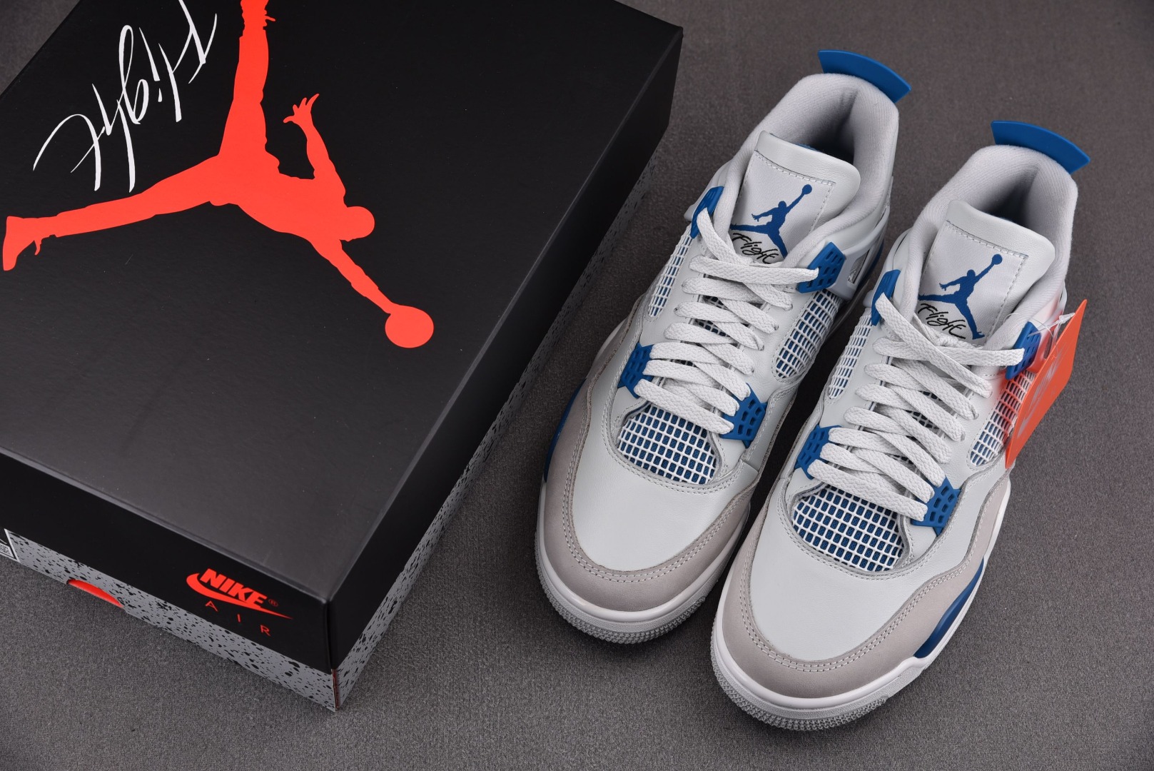 AJ4军蓝尺码:40-48.5纯原-AirJordan4Retro“MilitaryBlue”军蓝FV5