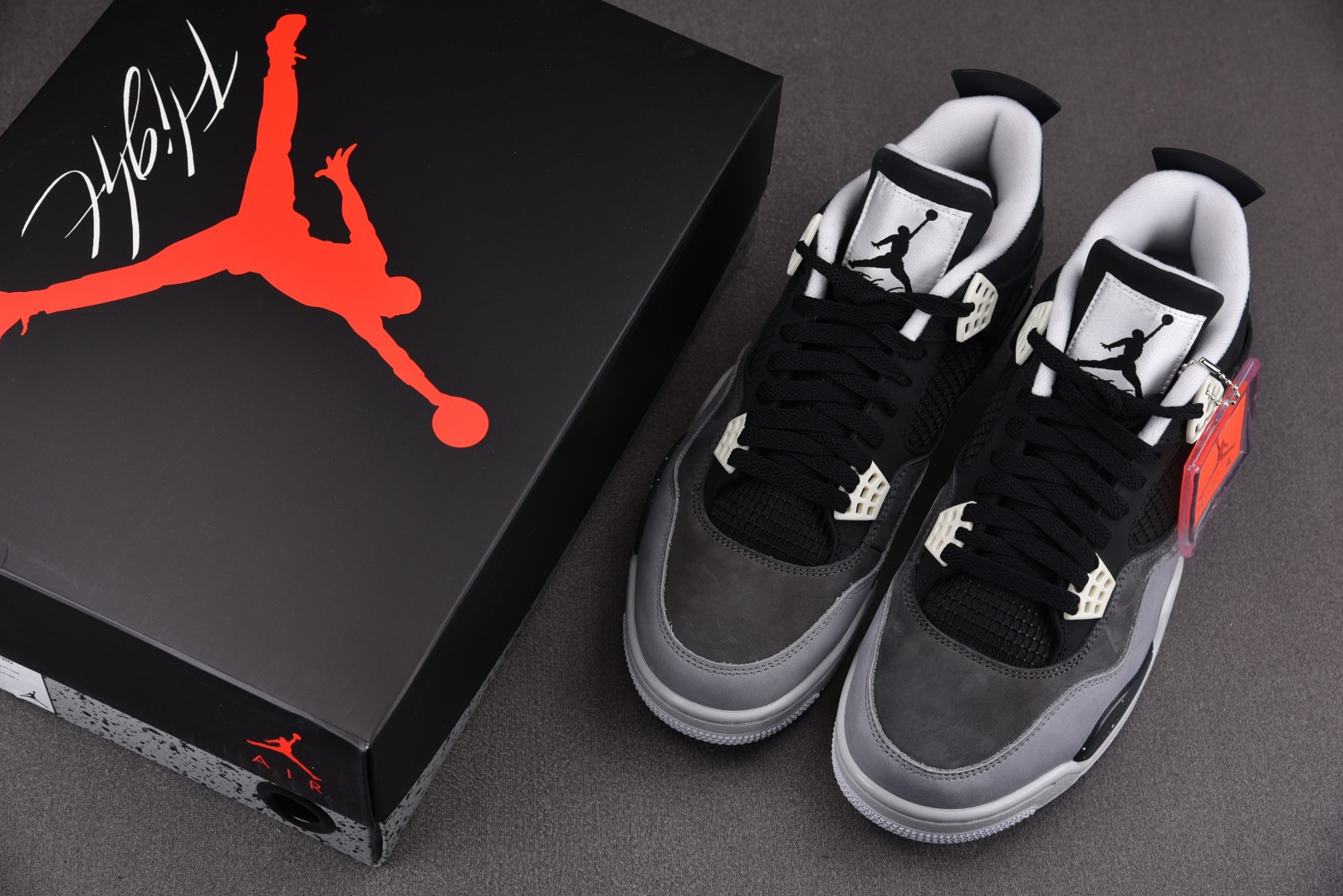 AJ4黑灰尺码:40-50.5纯原-AirJordan4Retro黑灰白626969-030YZ023-