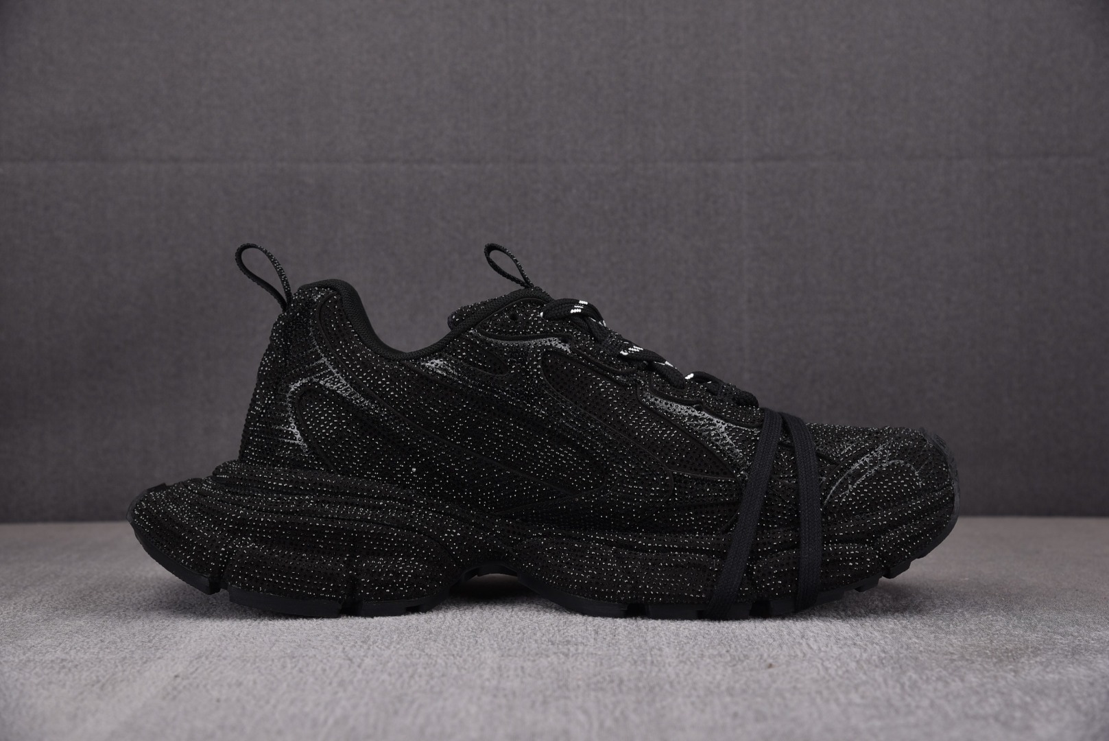 巴黎10代黑钻尺码:35-46纯原-Balenciaga3XL巴黎世家老爹鞋黑色YZ001