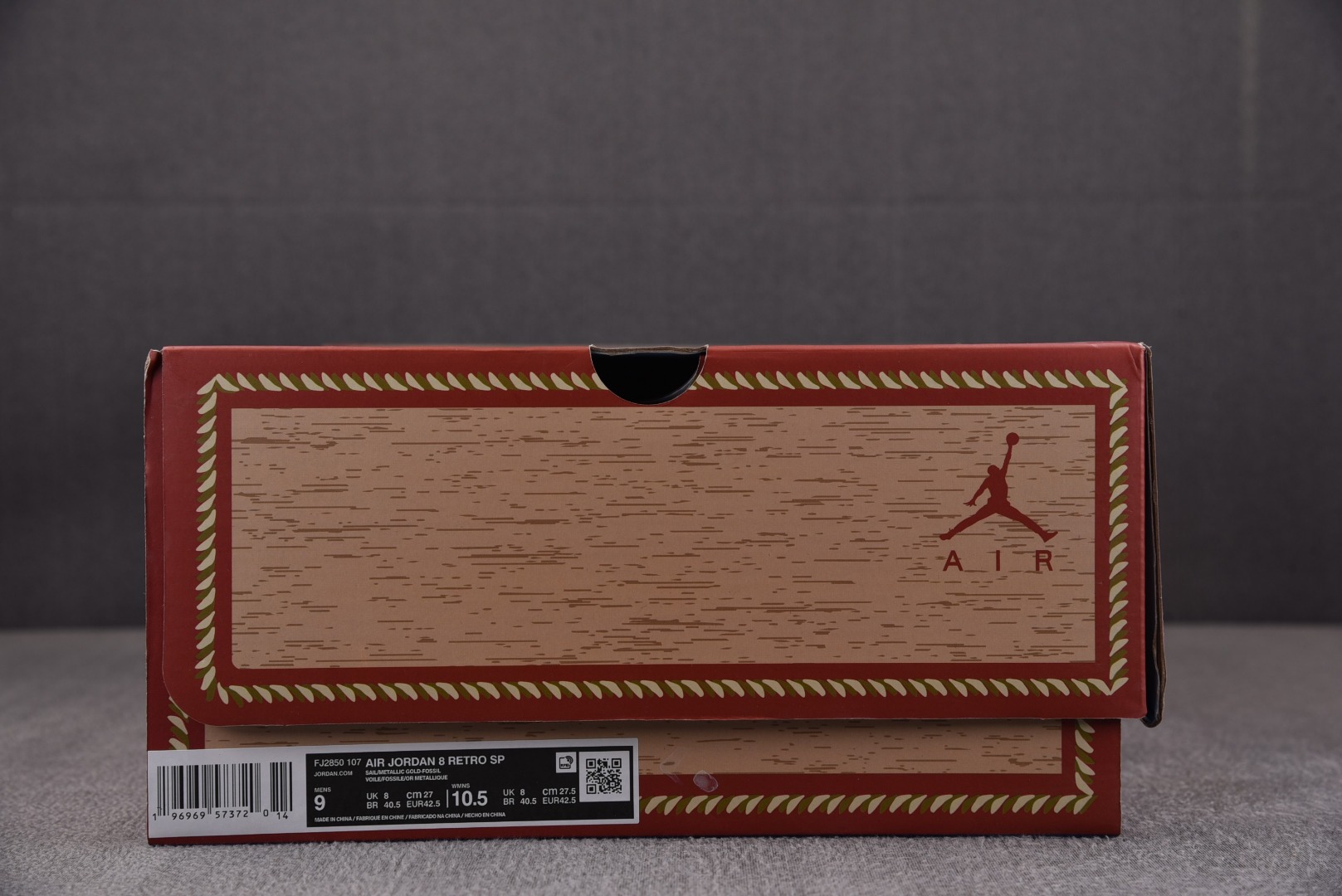 AJ8米白尺码:40-47.5纯原-SoleFlyxAirJordanAJ8“MiCassEsSuCas