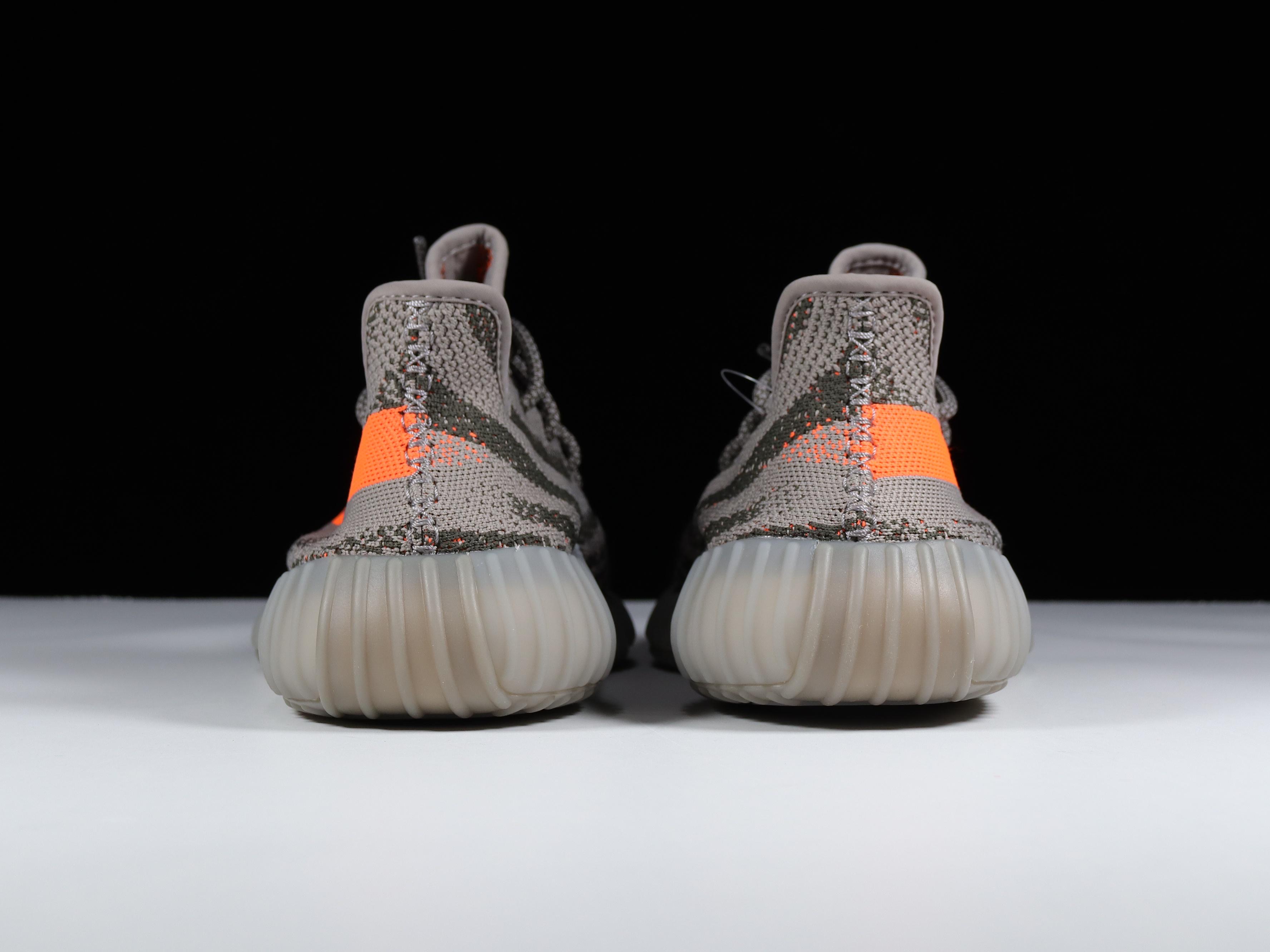 Yeezy老灰橙尺码36-48纯原-巴斯夫底-YeezyBoost350V2Beluga老灰橙BB182