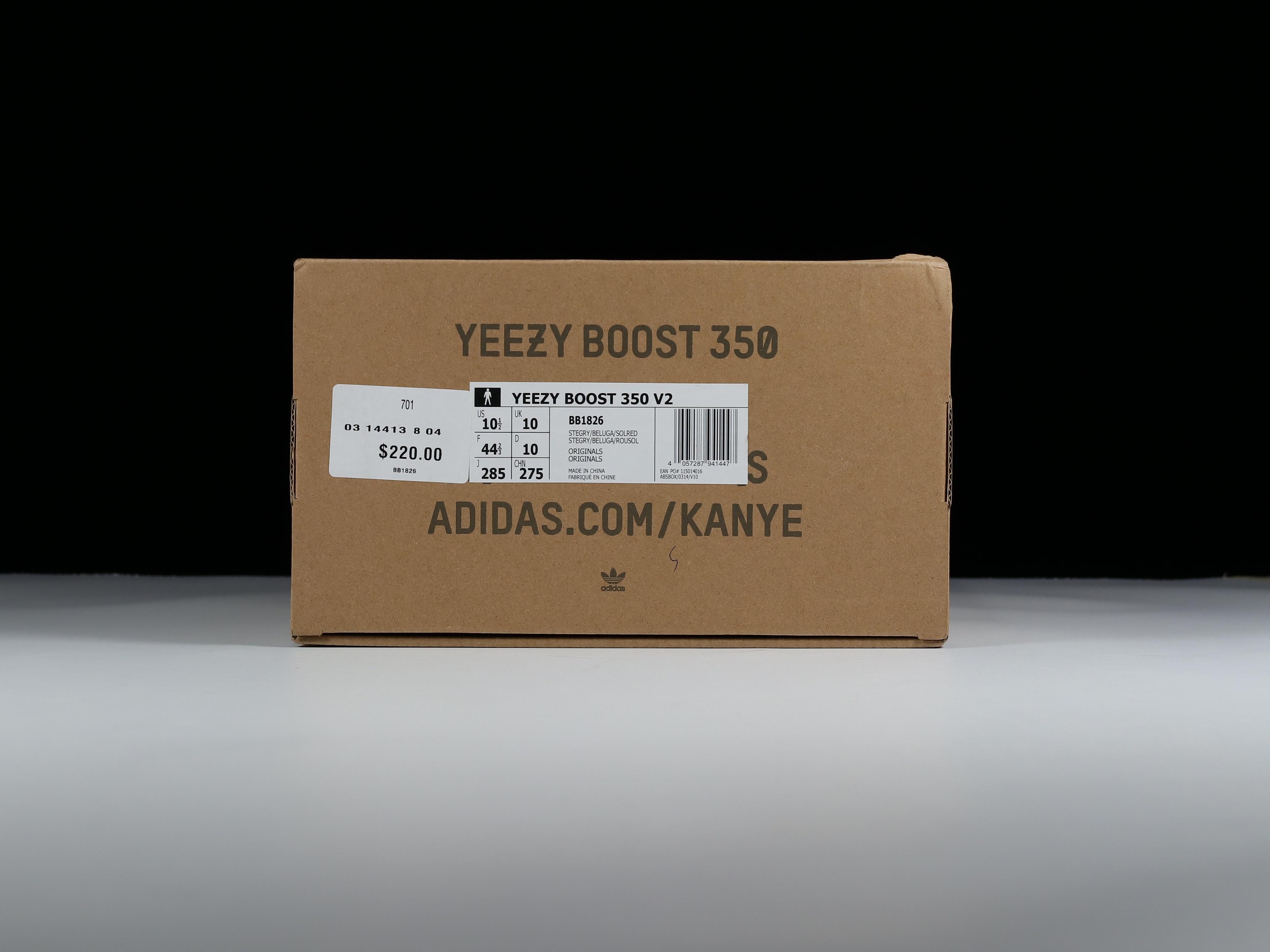 Yeezy老灰橙尺码36-48纯原-巴斯夫底-YeezyBoost350V2Beluga老灰橙BB182