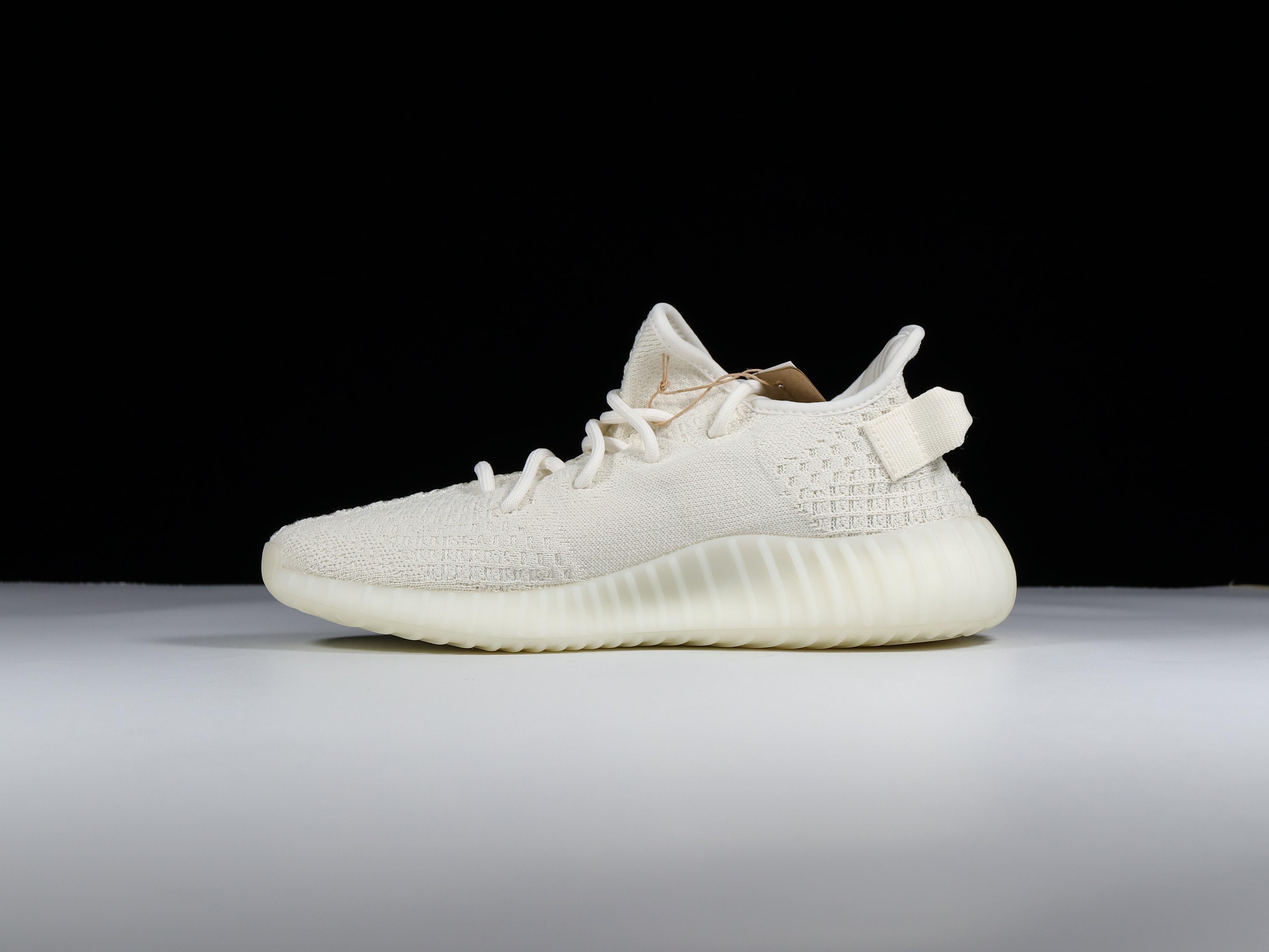 Yeezy350纯白侧透鞋码36-48纯原-巴斯夫-YeezyBoost350V2“PureOat”纯白