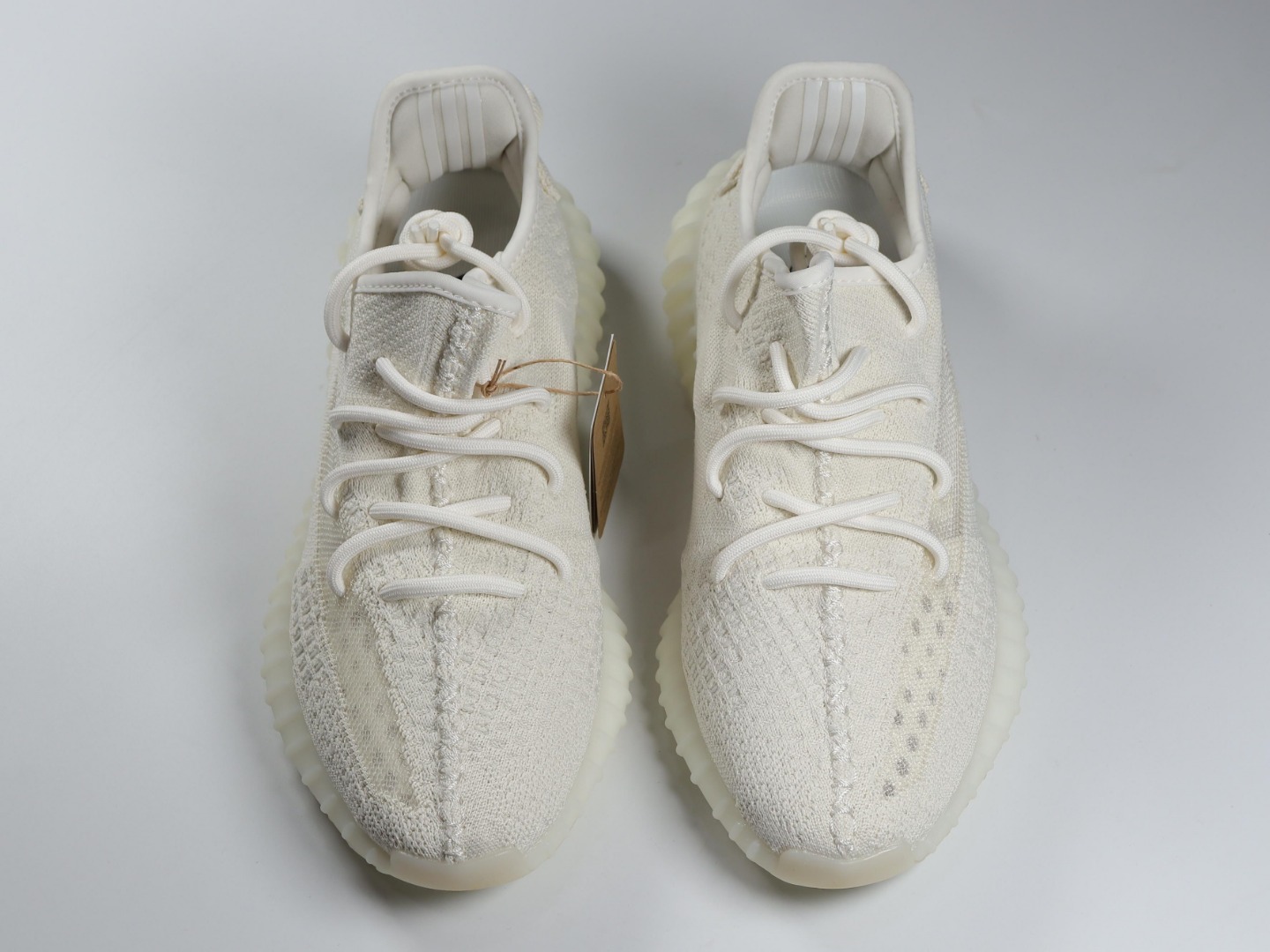 Yeezy350纯白侧透鞋码36-48纯原-巴斯夫-YeezyBoost350V2“PureOat”纯白