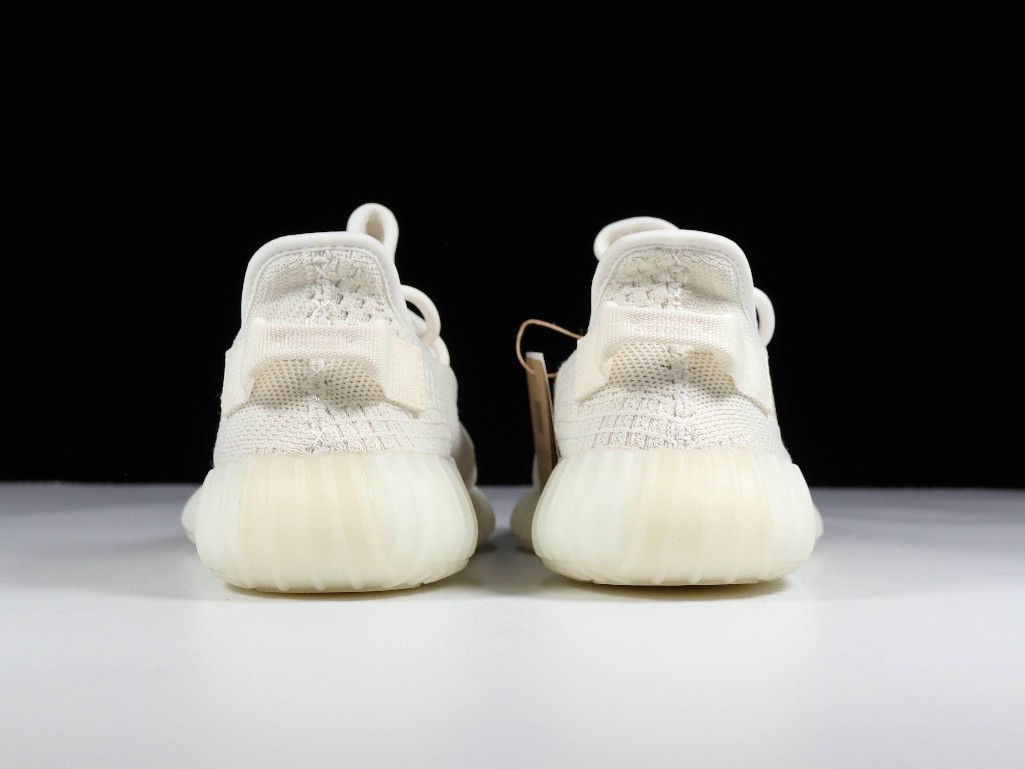 Yeezy350纯白侧透鞋码36-48纯原-巴斯夫-YeezyBoost350V2“PureOat”纯白