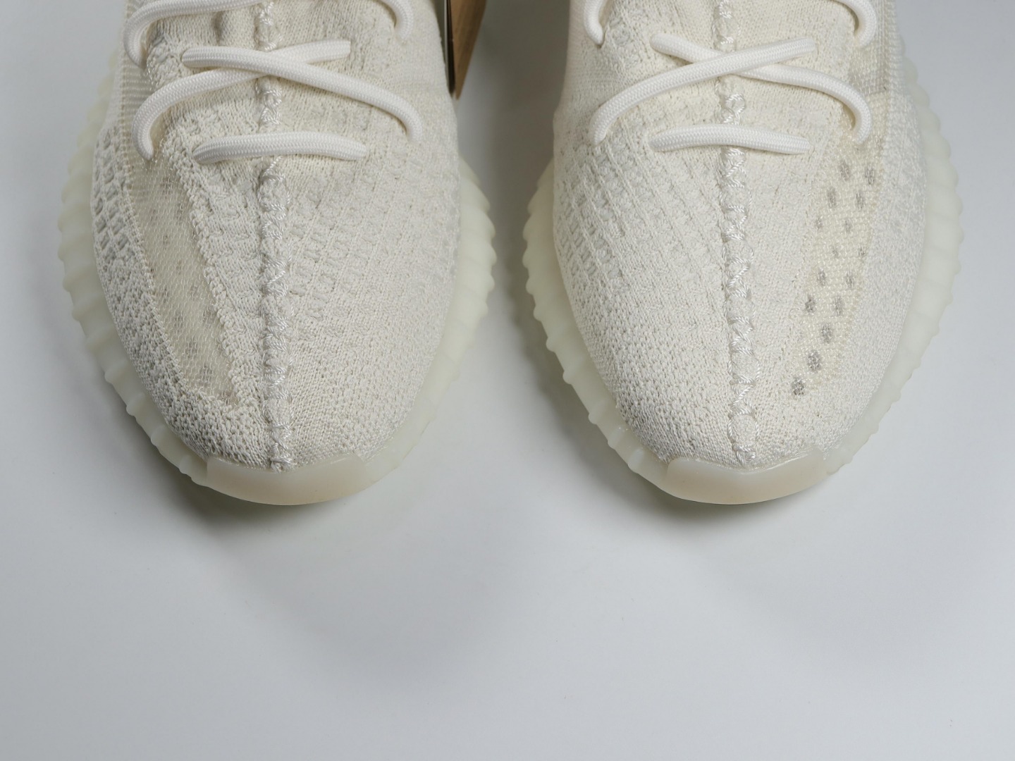 Yeezy350纯白侧透鞋码36-48纯原-巴斯夫-YeezyBoost350V2“PureOat”纯白