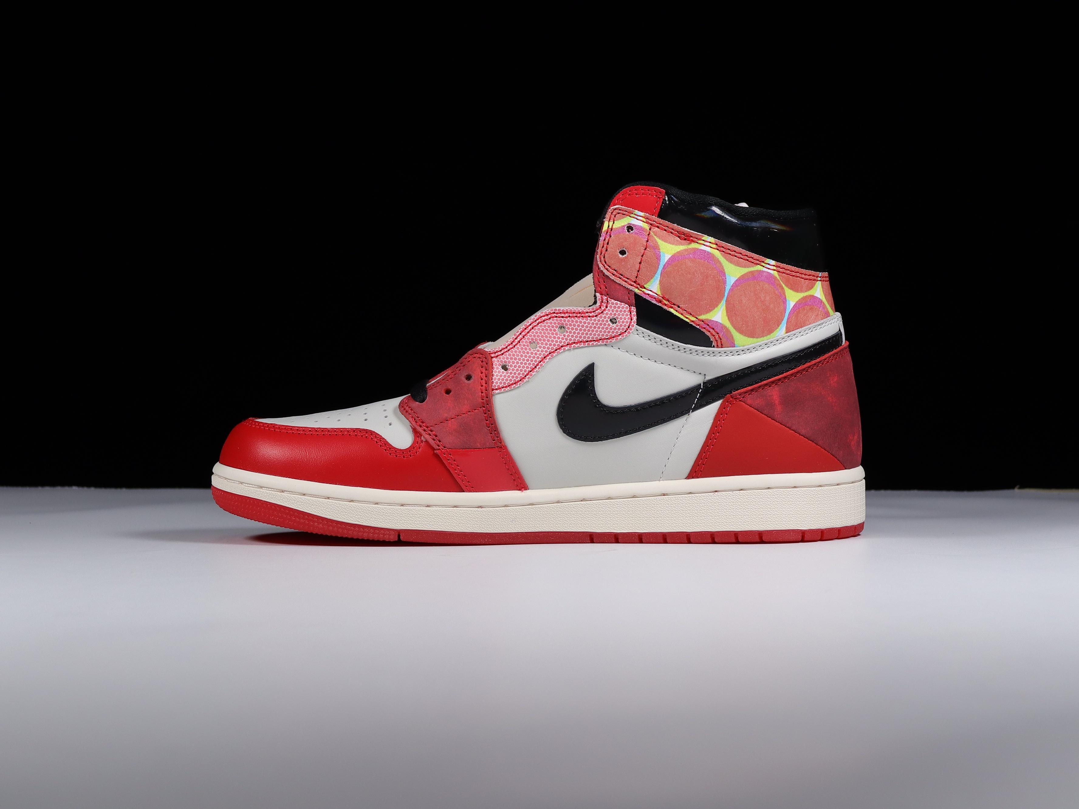 AJ1蜘蛛侠2.0红粉黑尺码40-47.5总裁R版出品-AirJordan1RetroHighOG“Ne