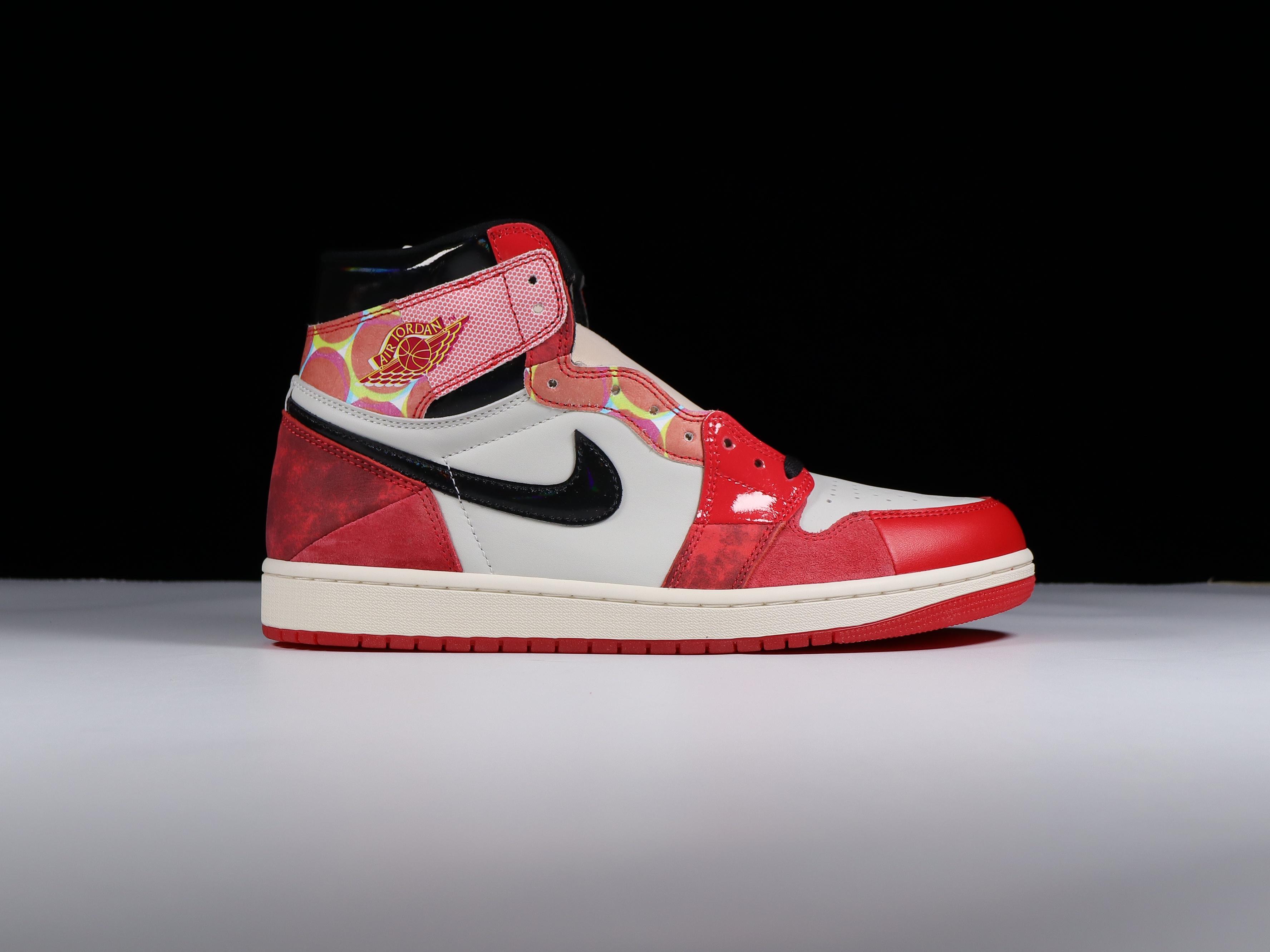 AJ1蜘蛛侠2.0红粉黑尺码40-47.5总裁R版出品-AirJordan1RetroHighOG“Ne