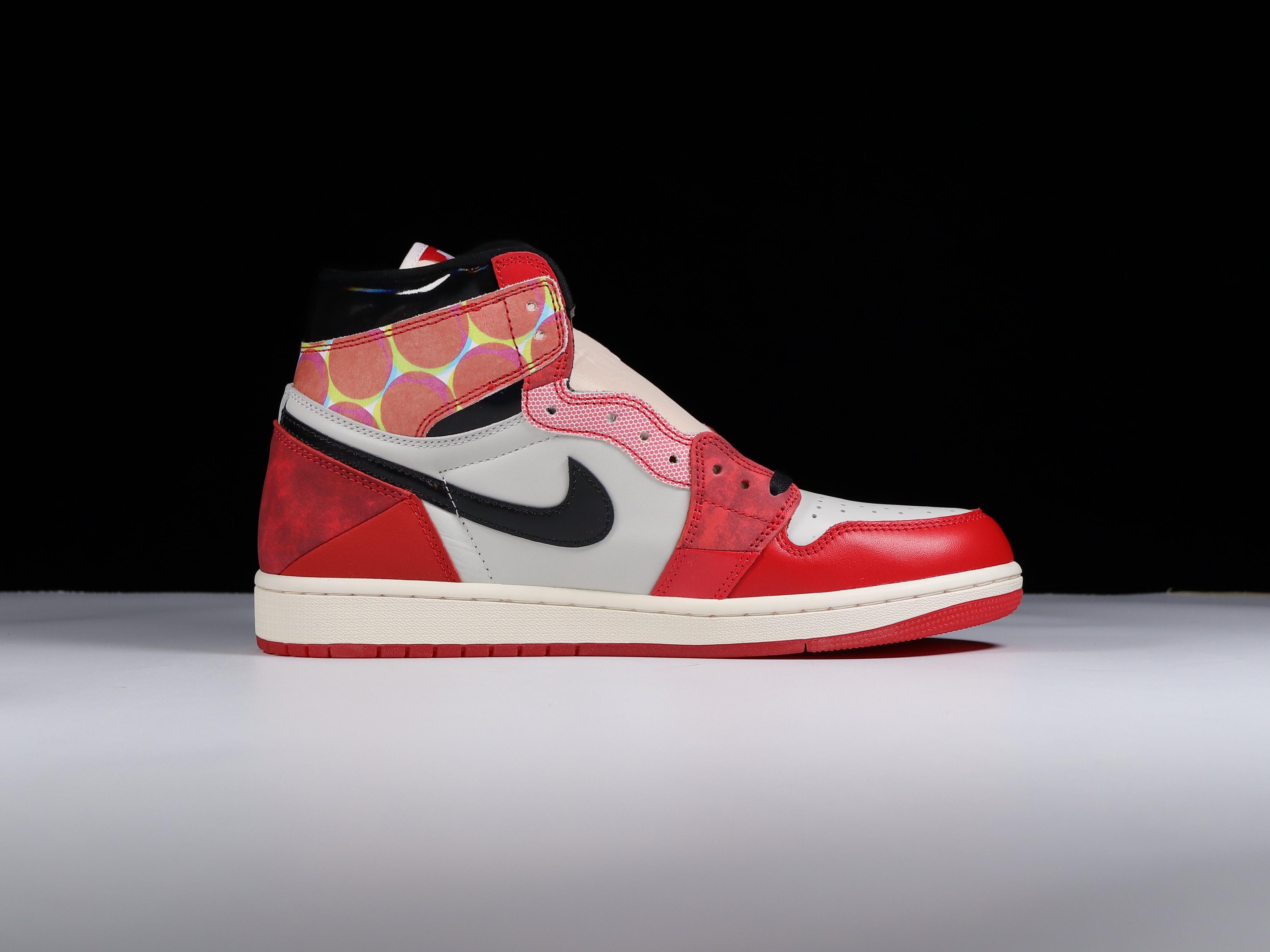 AJ1蜘蛛侠2.0红粉黑尺码40-47.5总裁R版出品-AirJordan1RetroHighOG“Ne