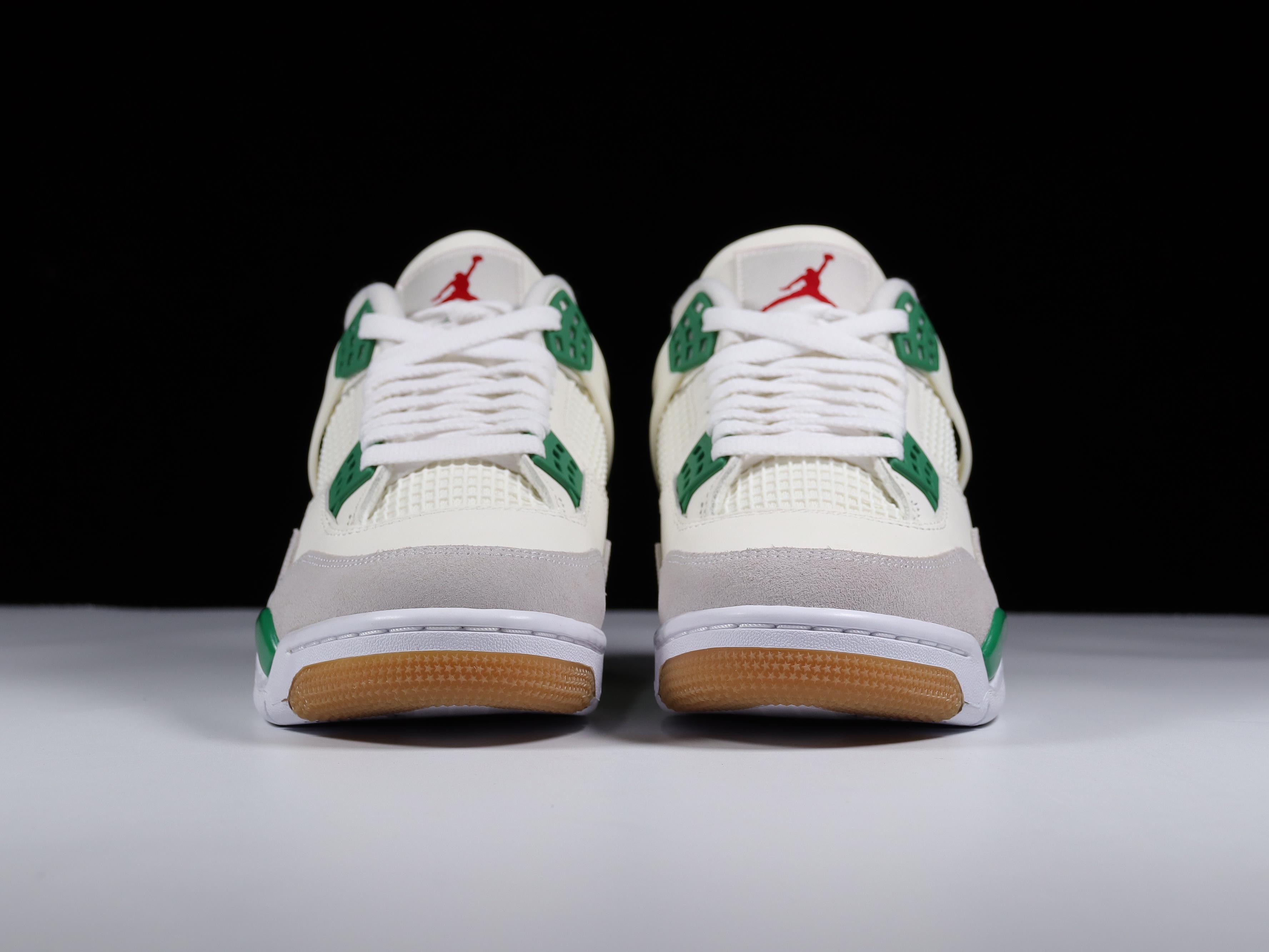 AJ4SB联名白绿尺码40.5-47.5纯原出品-SBxAirJordan4“PineGreen”AJS