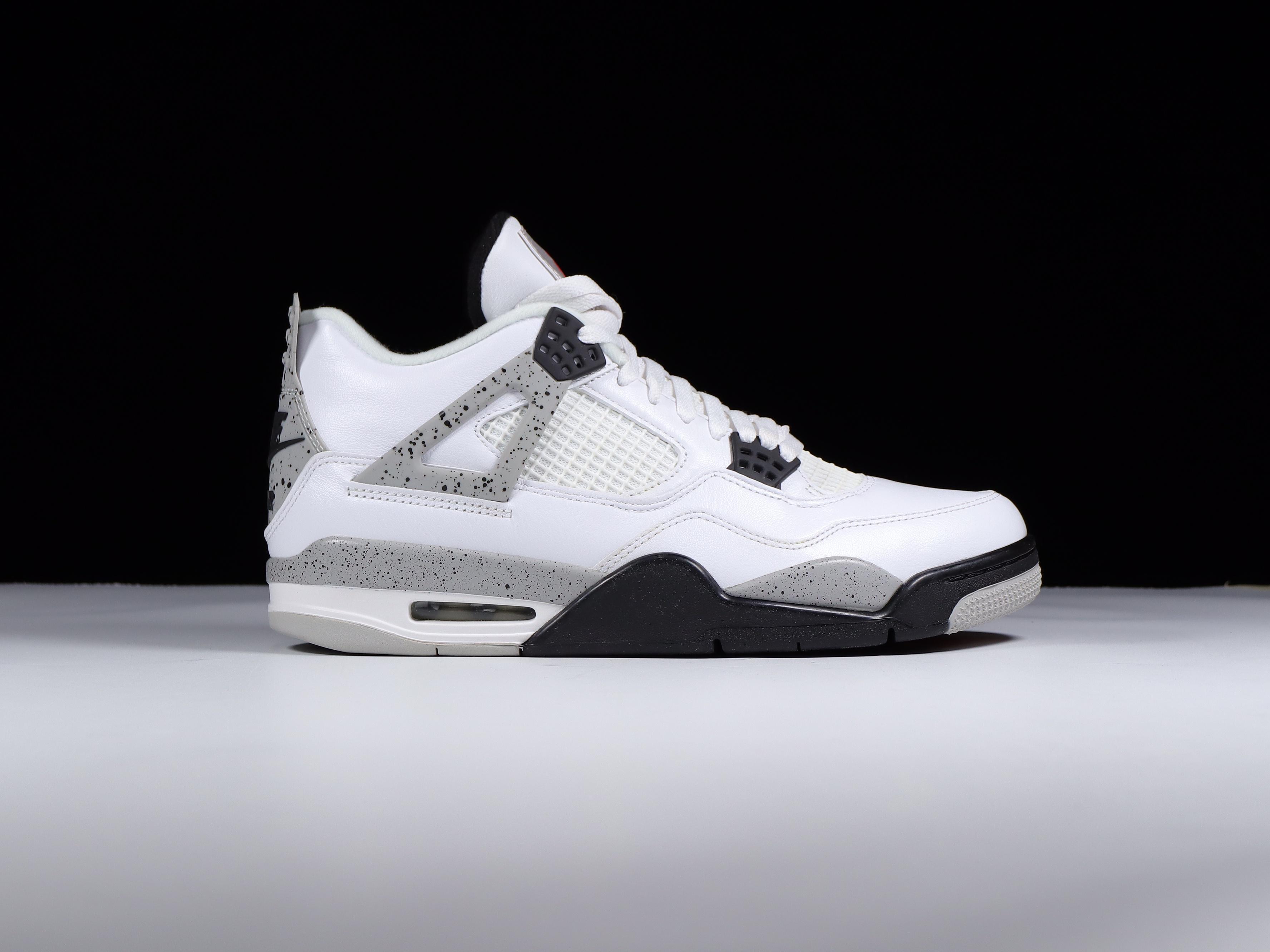 AJ4白水泥尺码:40.5-47.5纯原版-AirJordan4WhiteCementAJ4乔4白水泥白