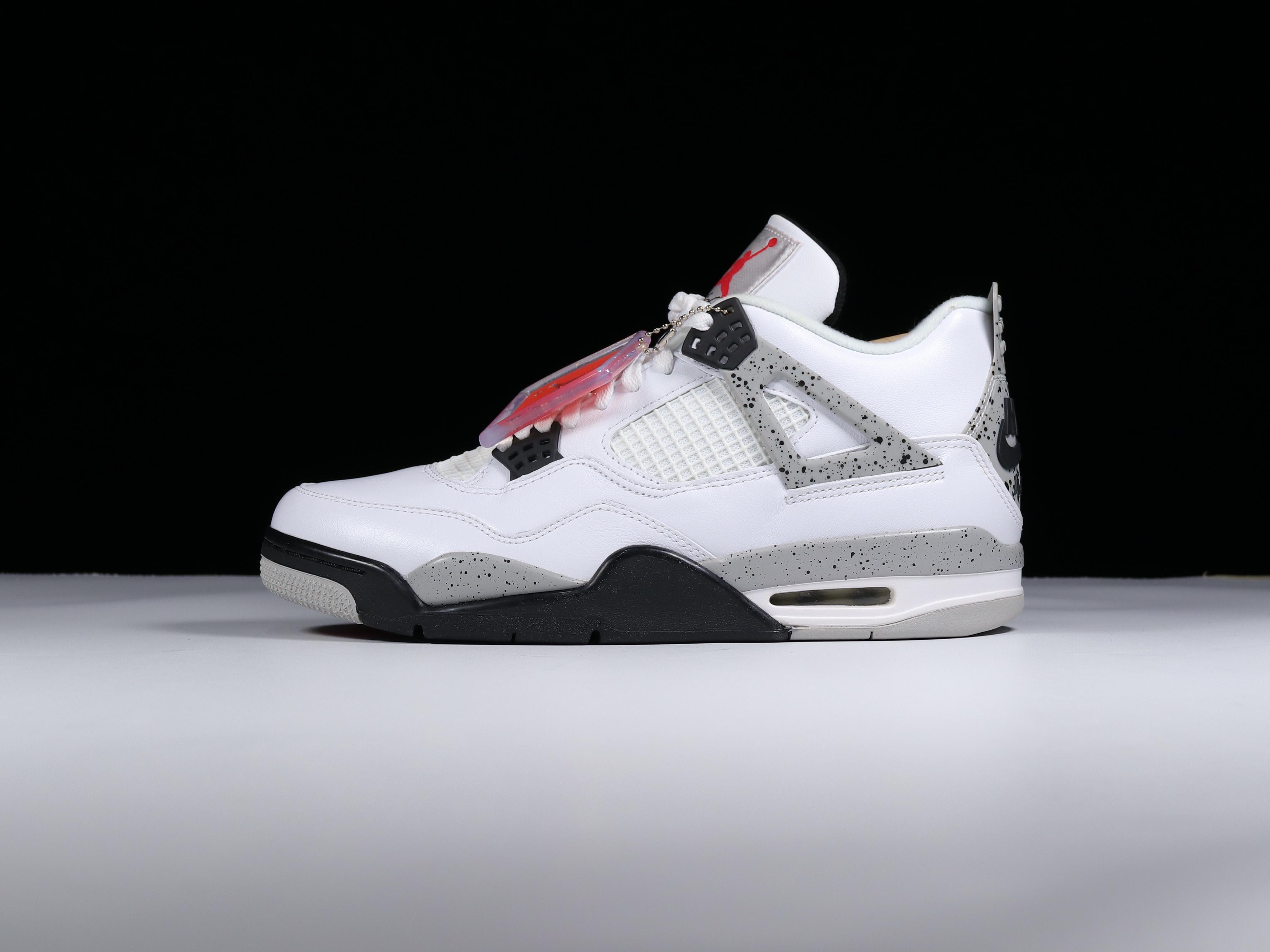 AJ4白水泥尺码:40.5-47.5纯原版-AirJordan4WhiteCementAJ4乔4白水泥白