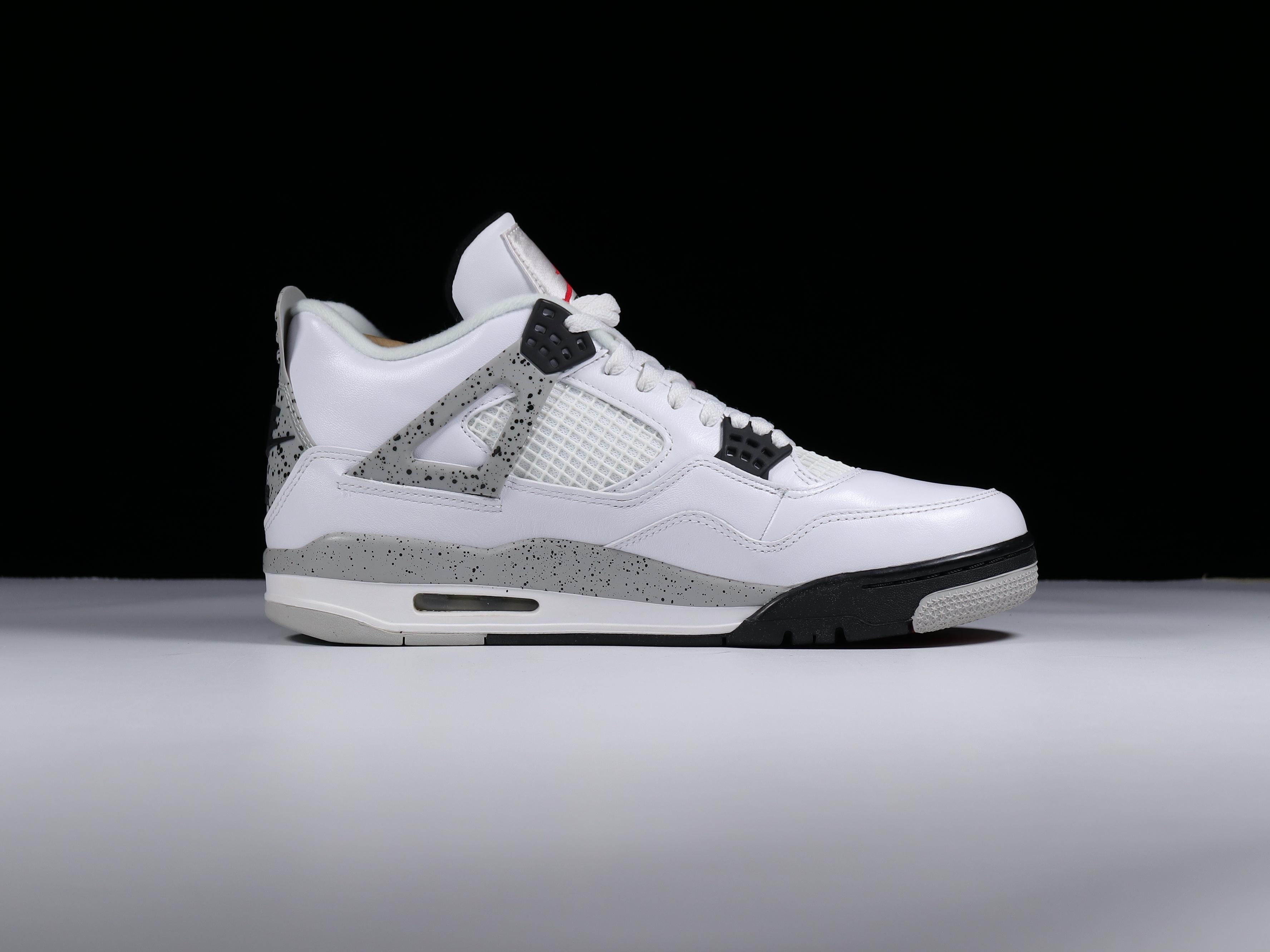 AJ4白水泥尺码:40.5-47.5纯原版-AirJordan4WhiteCementAJ4乔4白水泥白