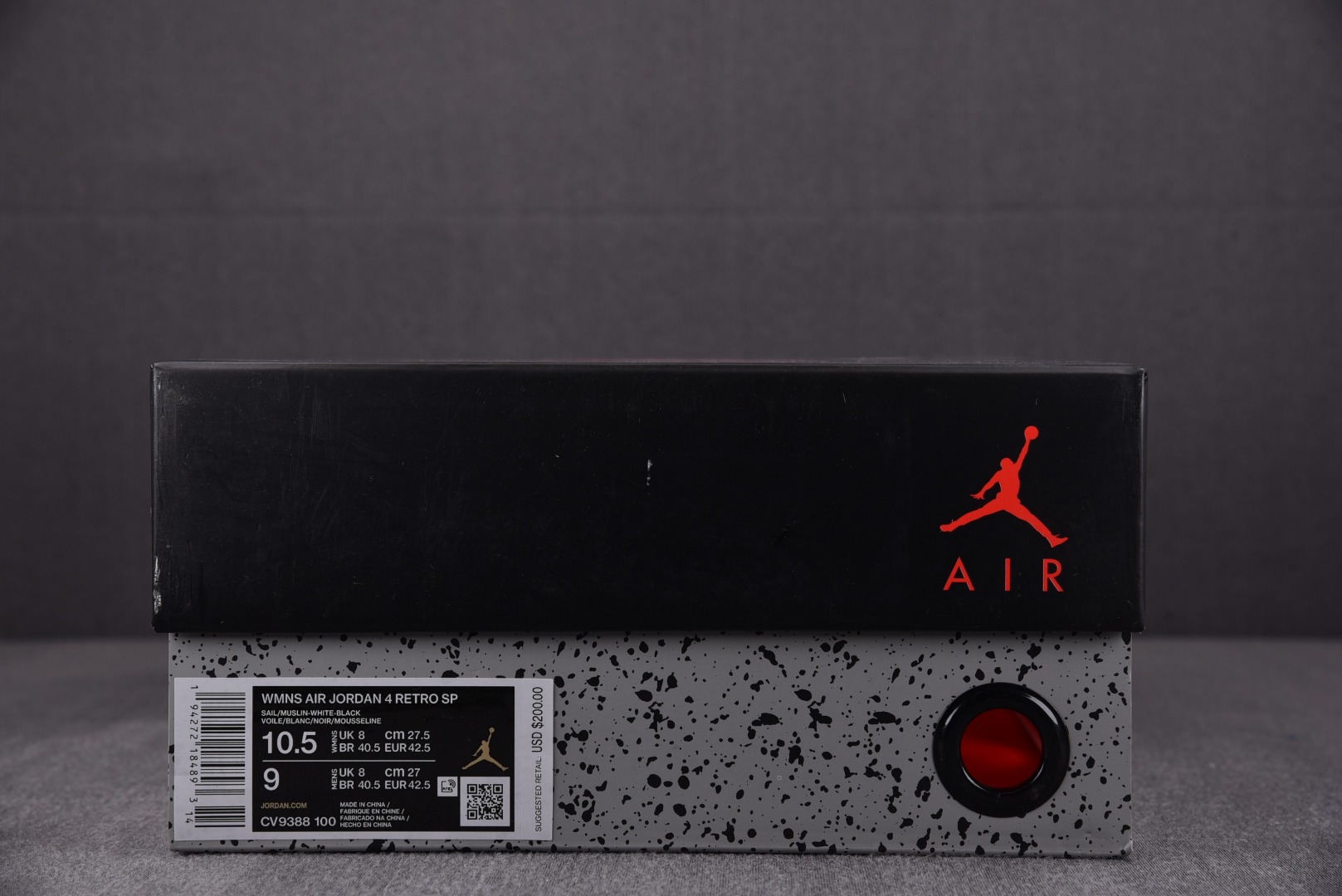 AJ4白帆尺码:40-48.5纯原版出品-AirJordan4OffWhiteAJ4乔4OW联名透明蝉翼