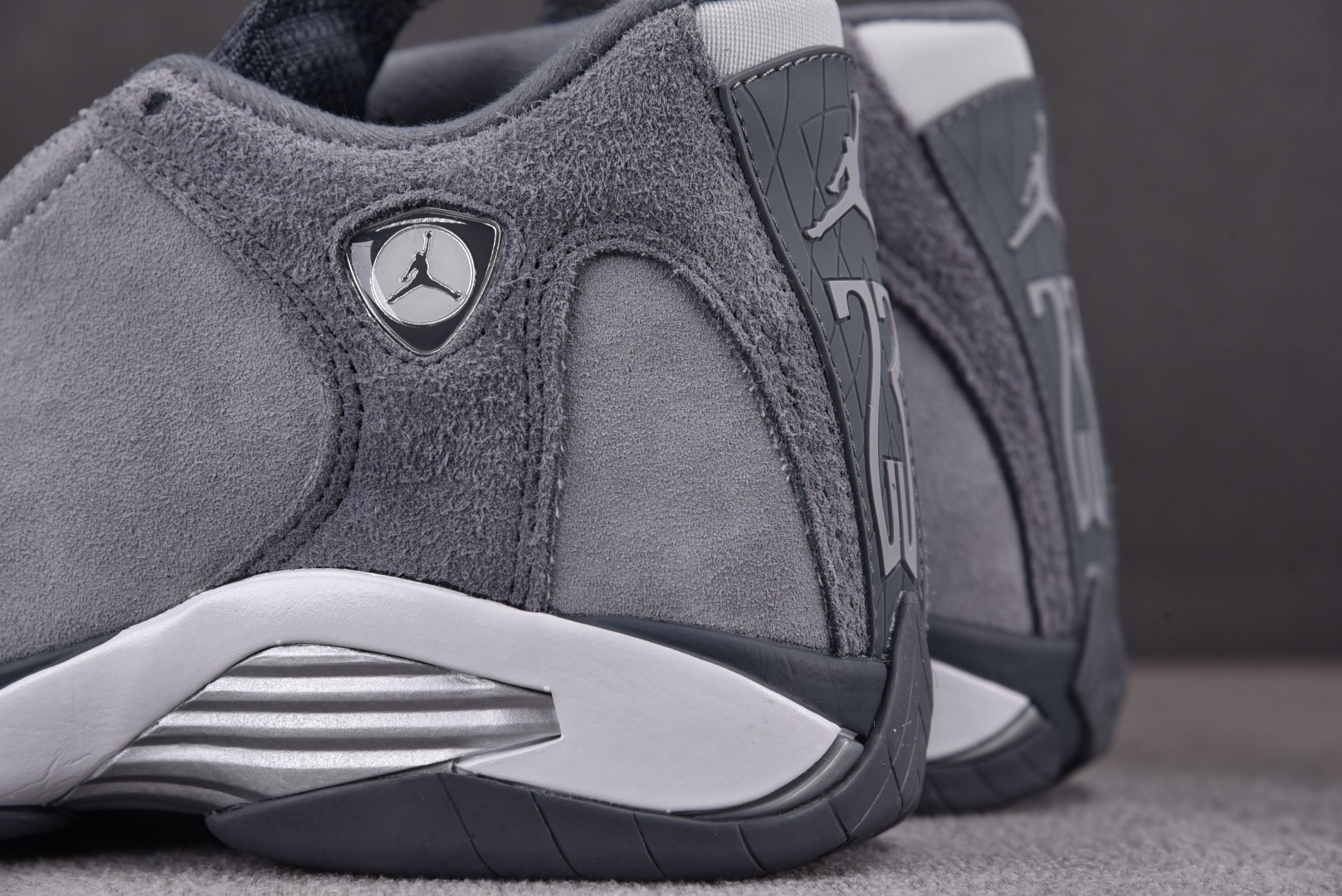 AJ14灰色尺码:40-47.5纯原-AirJordan14“FlintGrey”灰色FJ3460-01