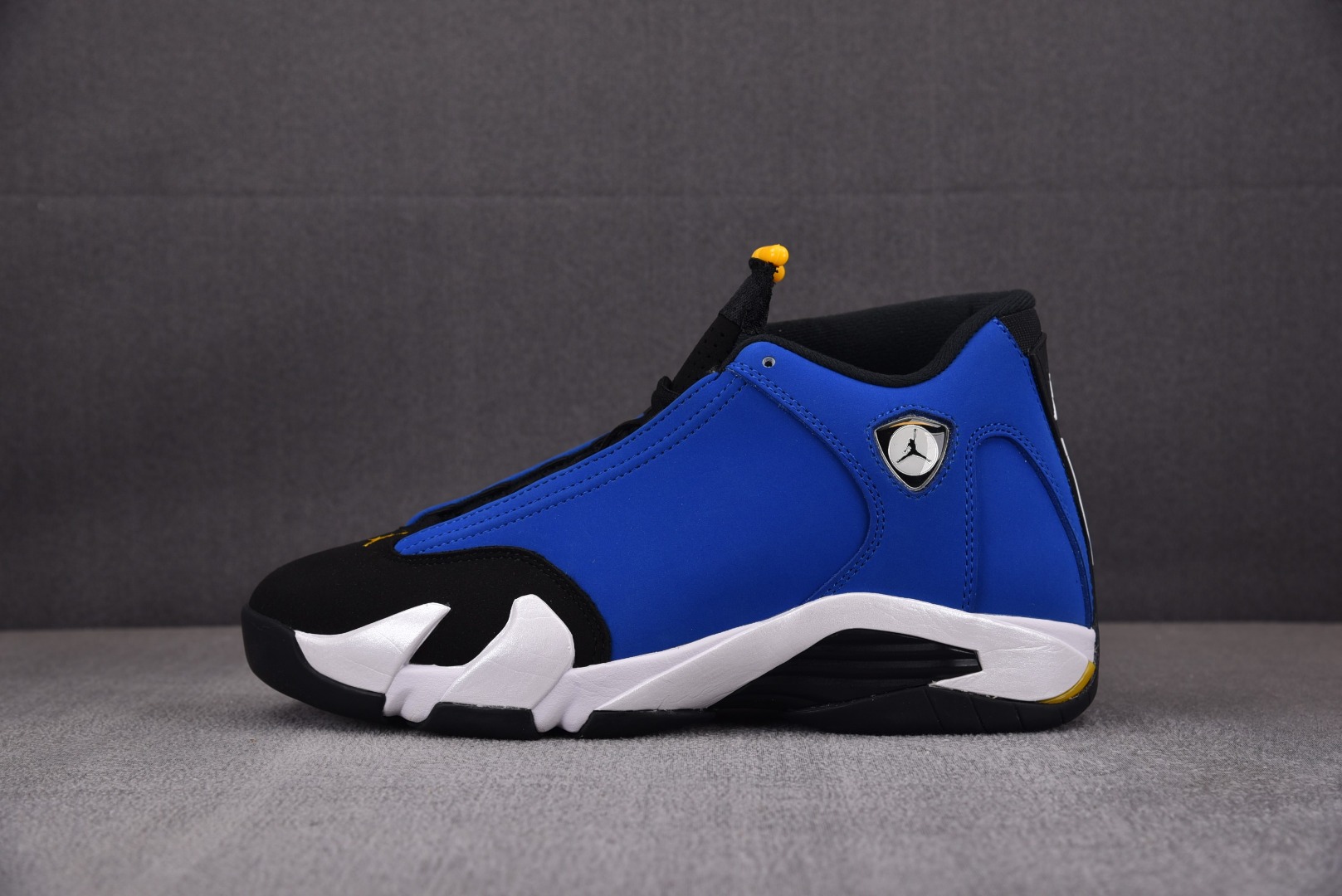 AJ14黑蓝尺码:40-47.5纯原-AirJordan14Retro“Laney”黑蓝487471-4