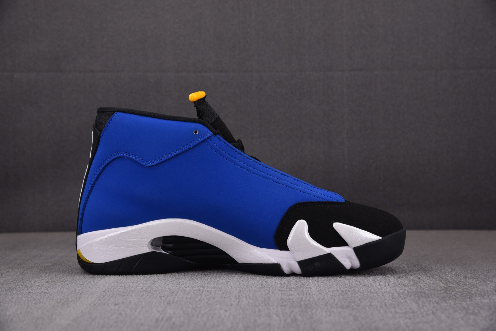 AJ14黑蓝尺码:40-47.5纯原-AirJordan14Retro“Laney”黑蓝487471-4