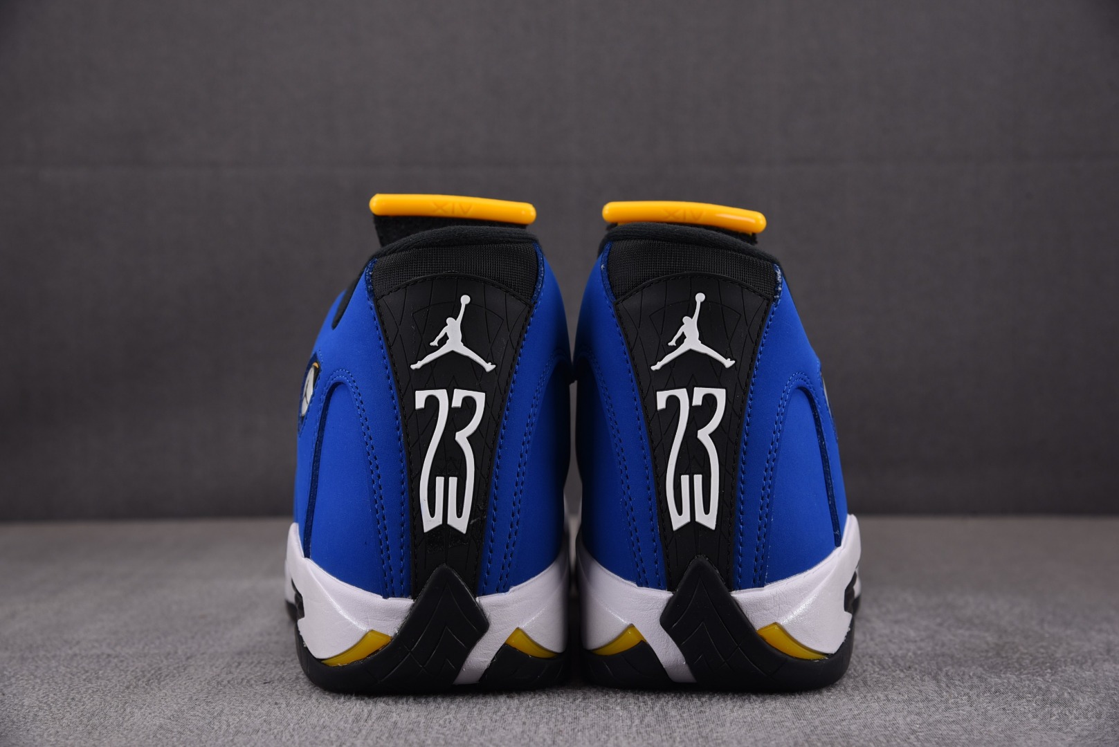 AJ14黑蓝尺码:40-47.5纯原-AirJordan14Retro“Laney”黑蓝487471-4