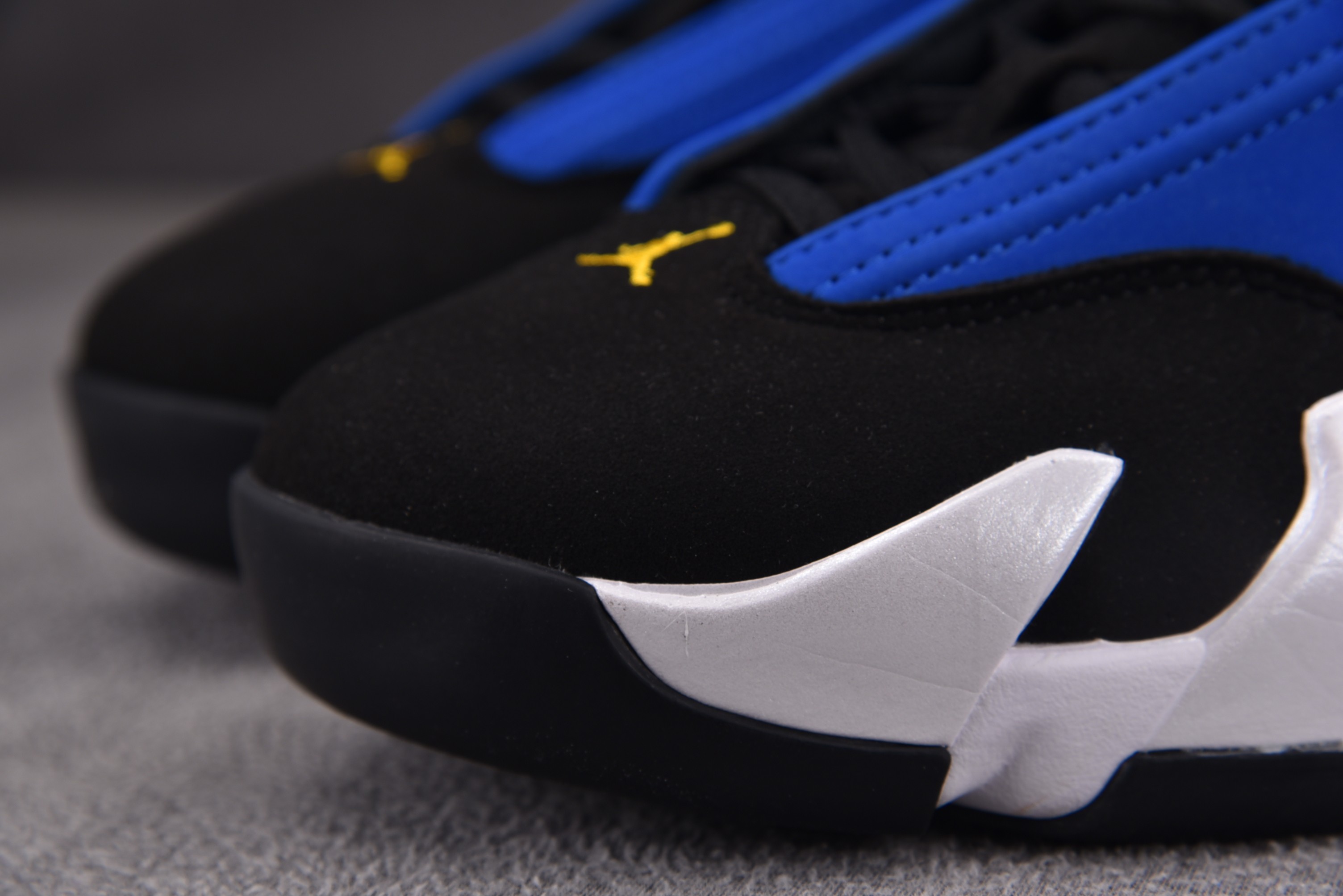 AJ14黑蓝尺码:40-47.5纯原-AirJordan14Retro“Laney”黑蓝487471-4