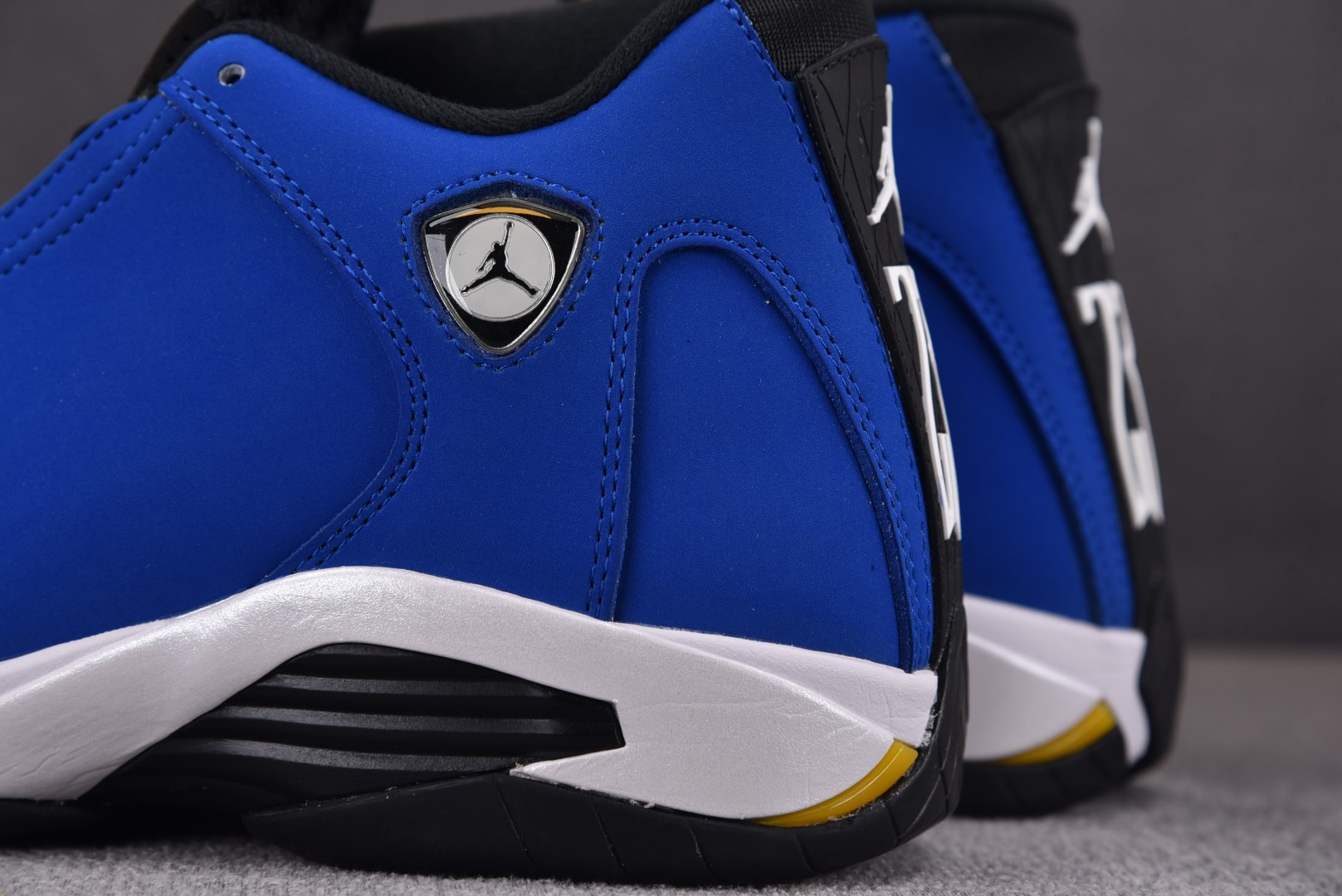 AJ14黑蓝尺码:40-47.5纯原-AirJordan14Retro“Laney”黑蓝487471-4