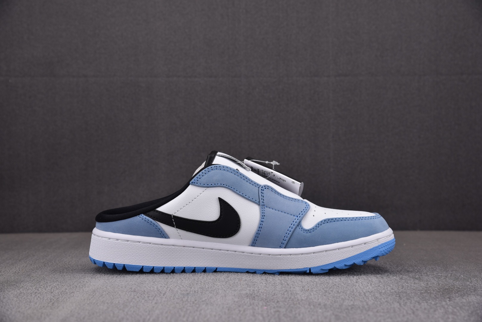 AJGOLF鞋码40-46纯原出品-AirJordan1Mule一脚蹬蓝白黑FJ1214-400YZ01