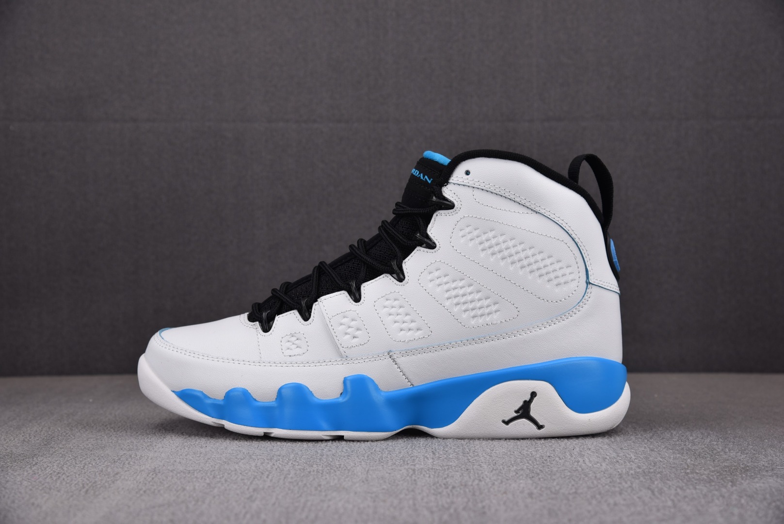 AJ9黑白蓝鞋码40-47.5纯原出品-AirJordan9“PowderBlue”黑白蓝FQ8992-