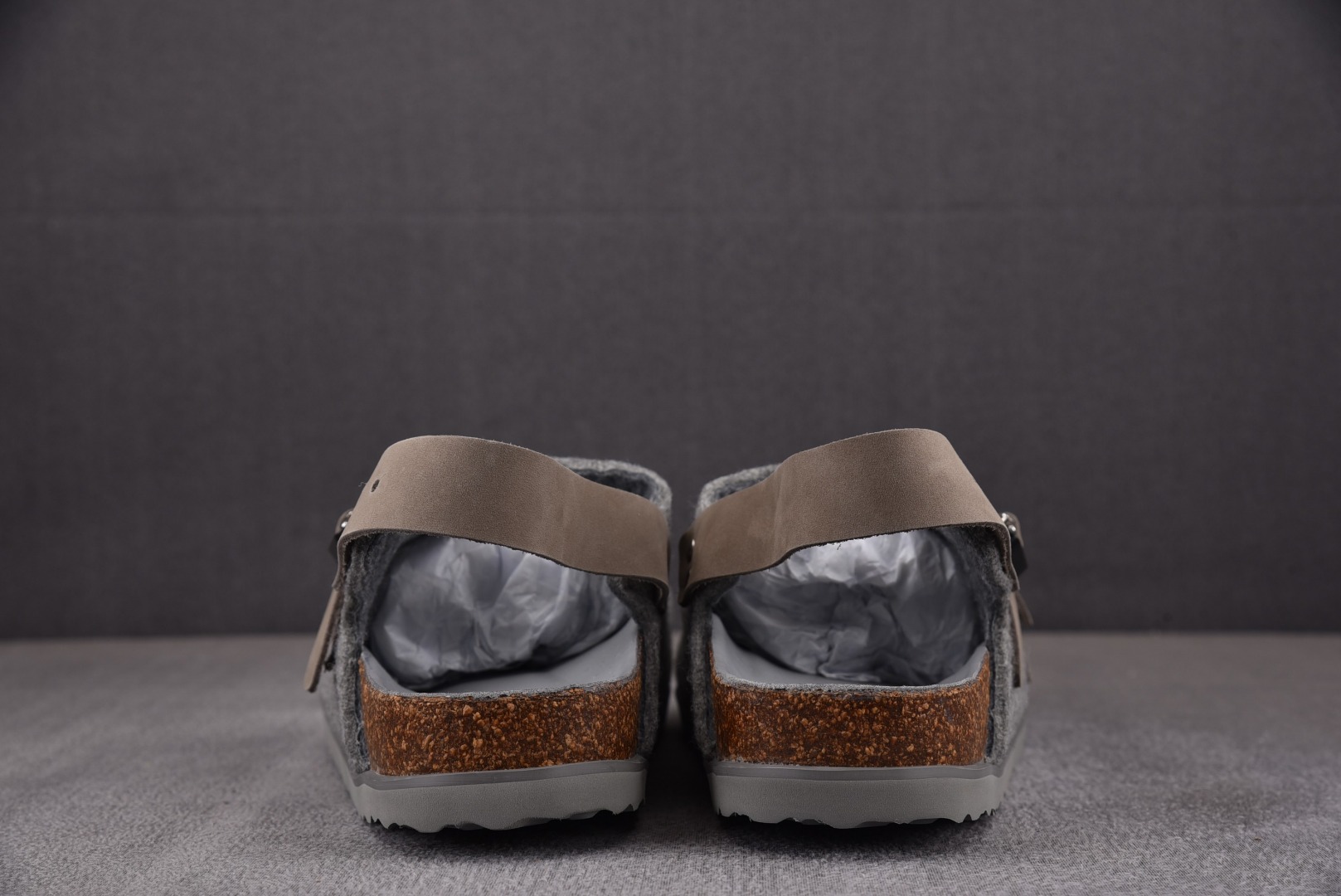 Birkenstock尺码36-45纯原出品-BrikenstockxDiorMilano一字带凉拖灰色