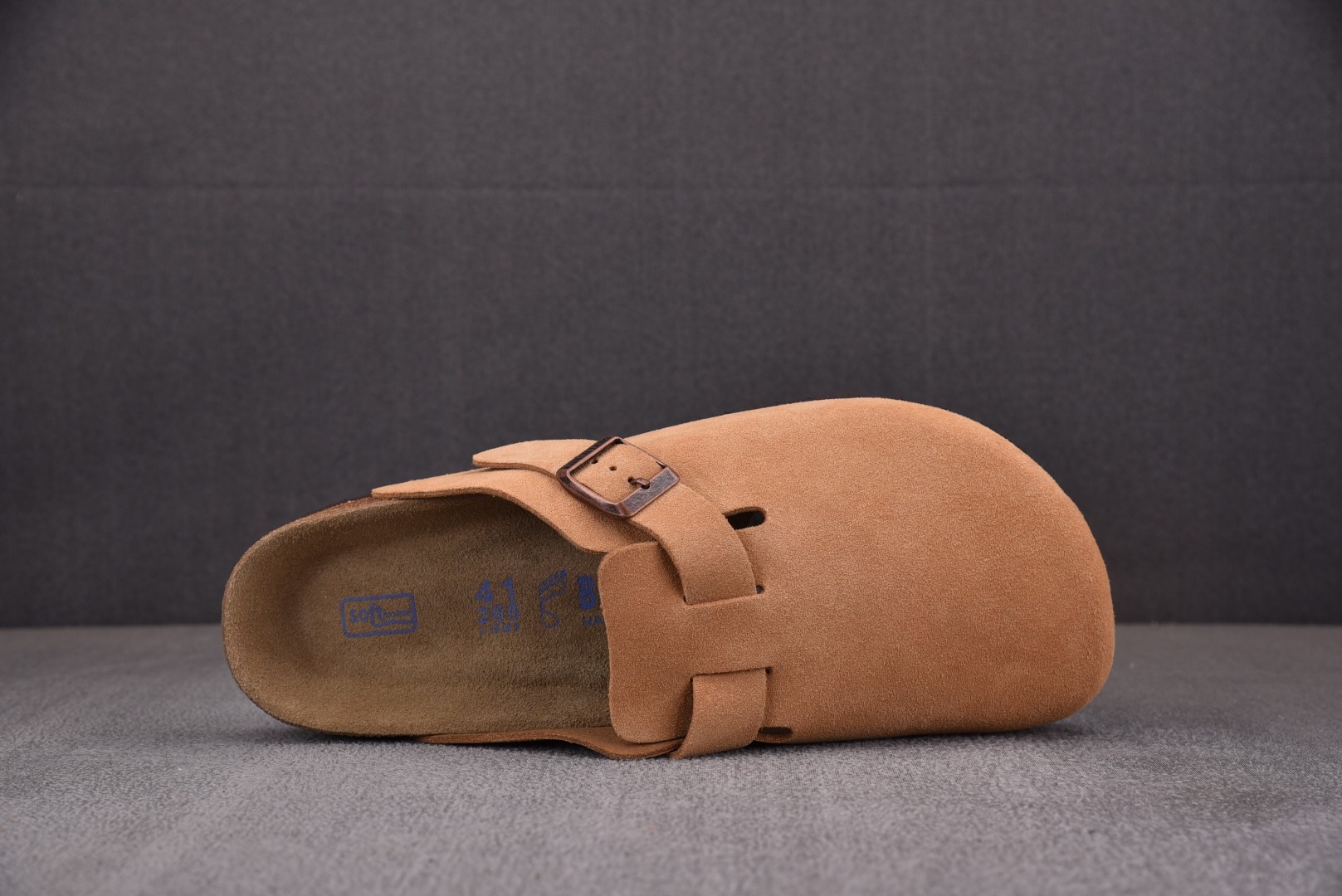 Birkenstock尺码35-45纯原出品-Brikenstock包头拖鞋红褐色YZ029